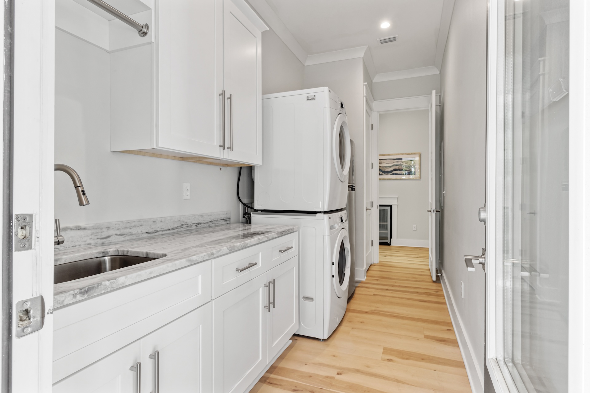 Spacious laundry room