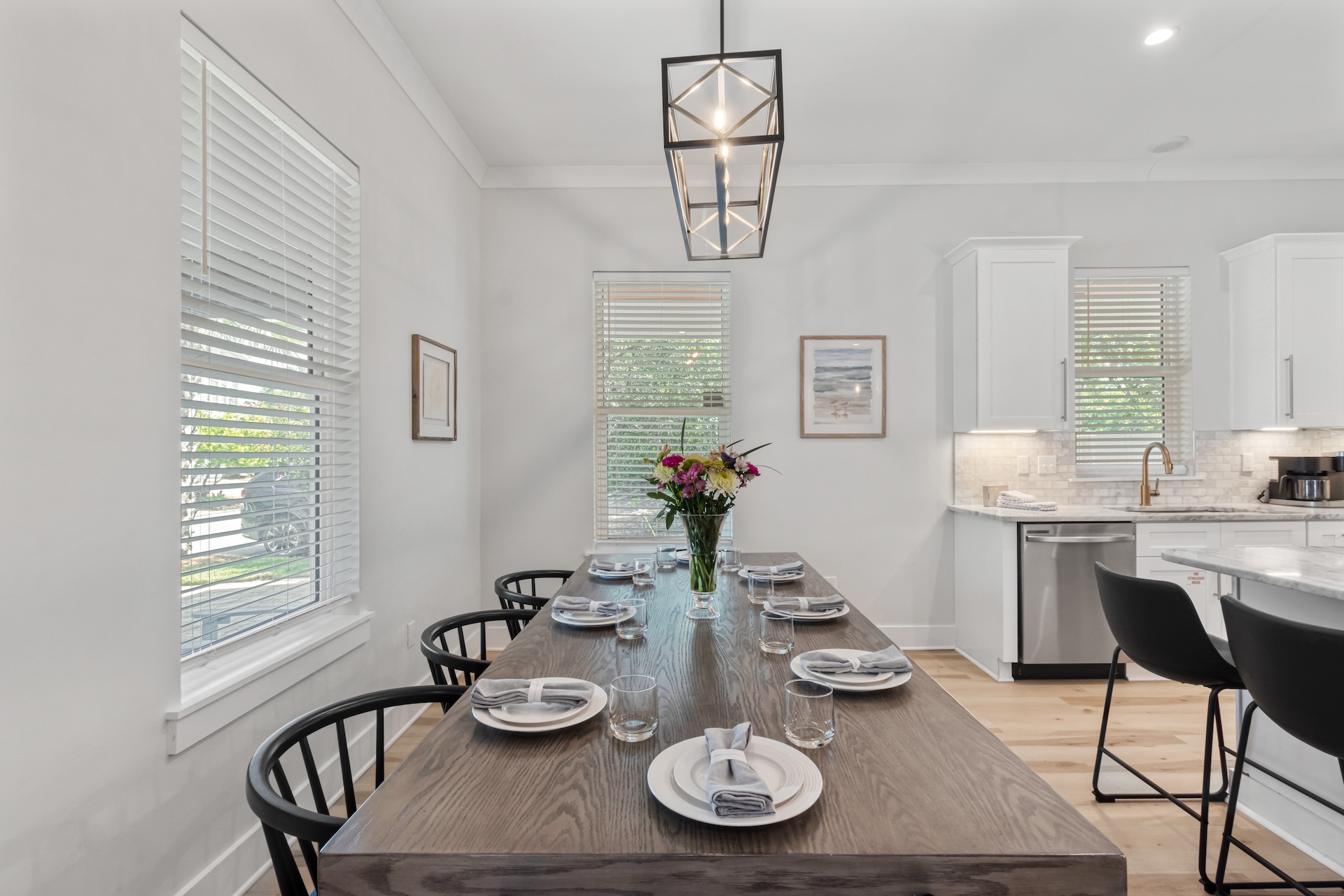 Dining table with plenty of seating