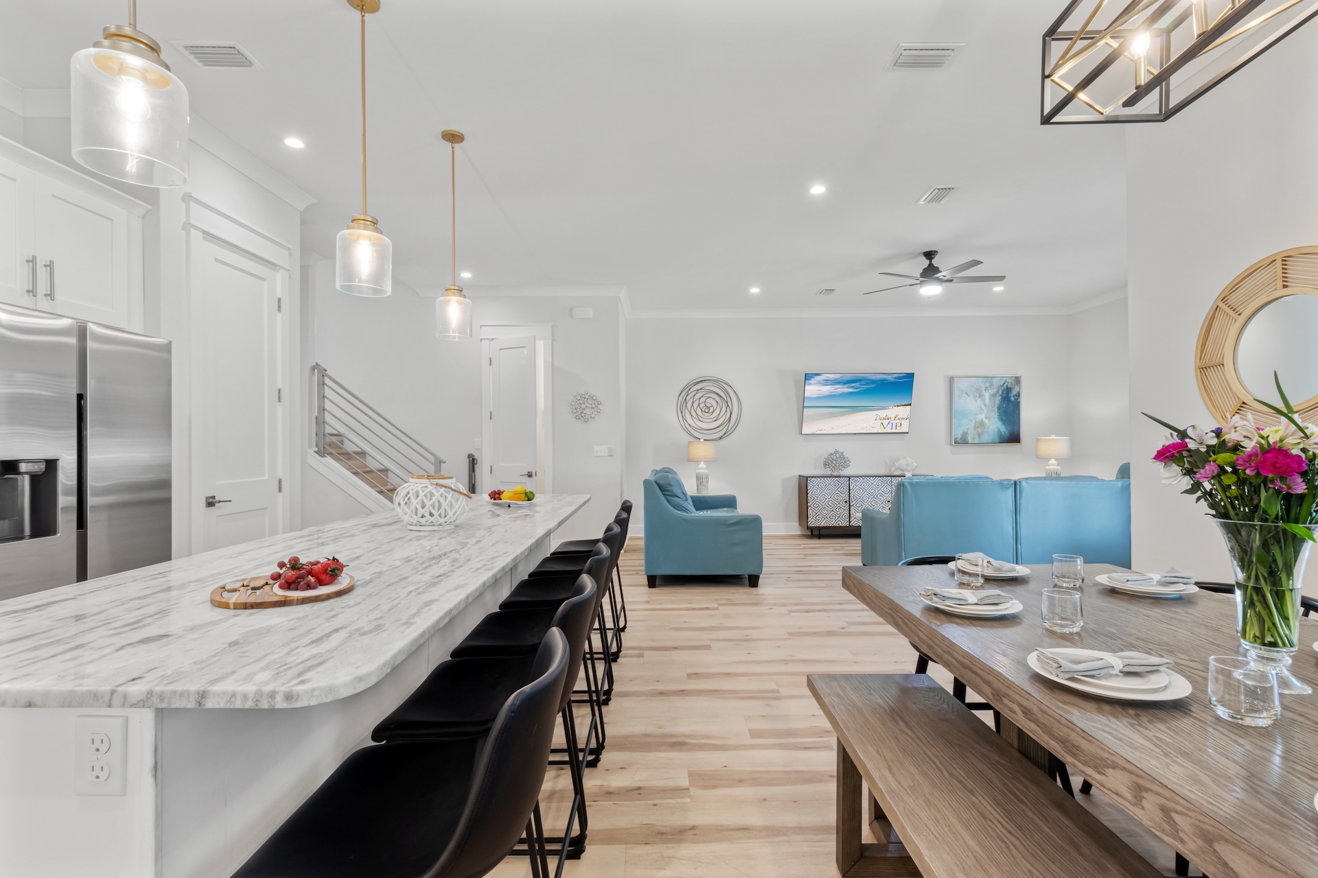 Spacious open floorplan