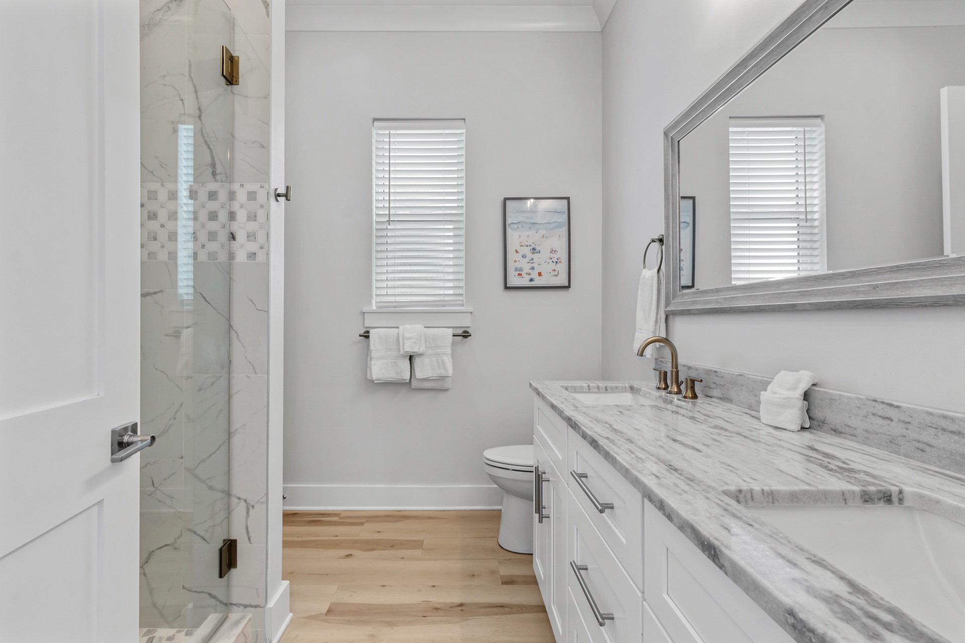 First floor primary ensuite