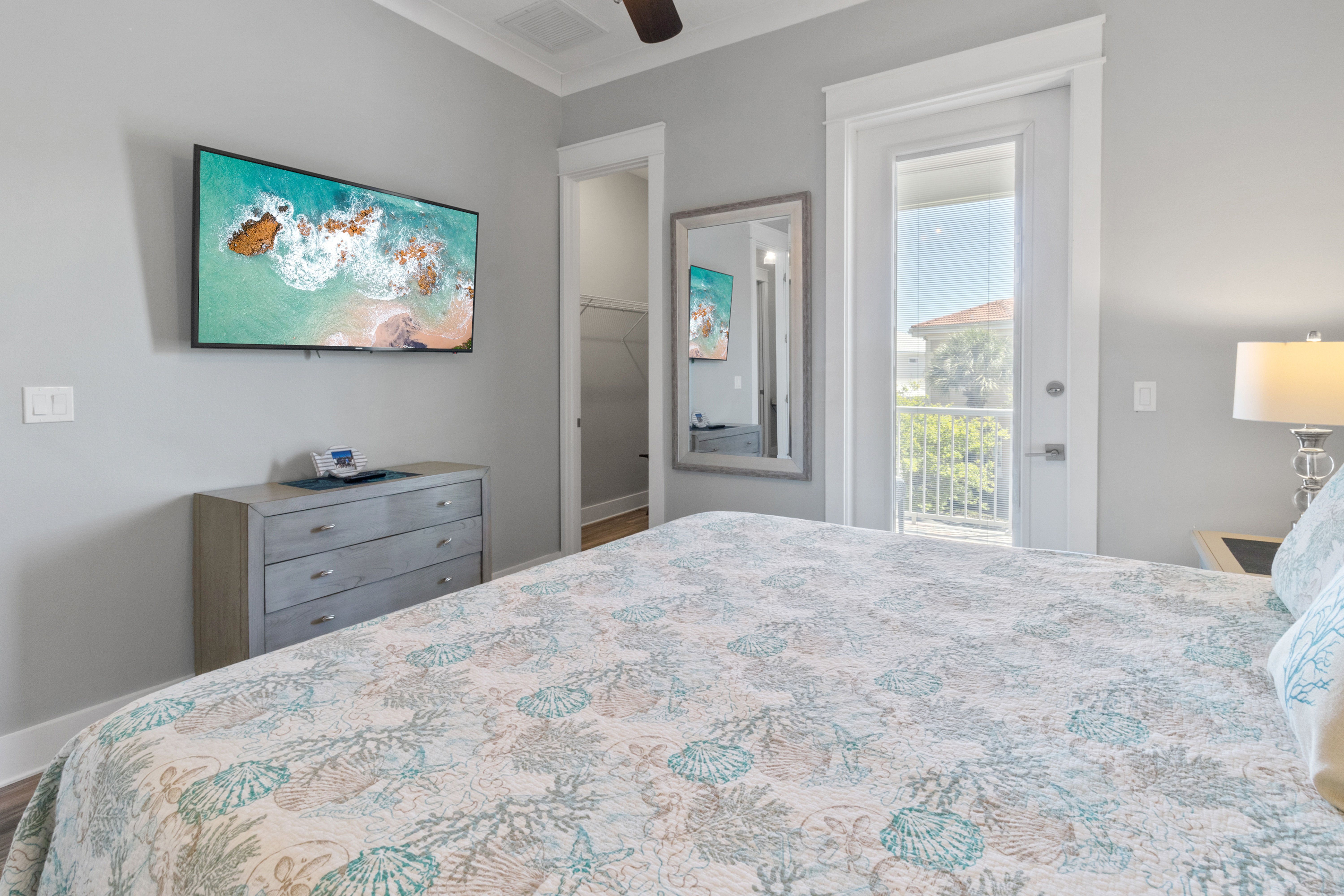 Comfortable king beds in every room