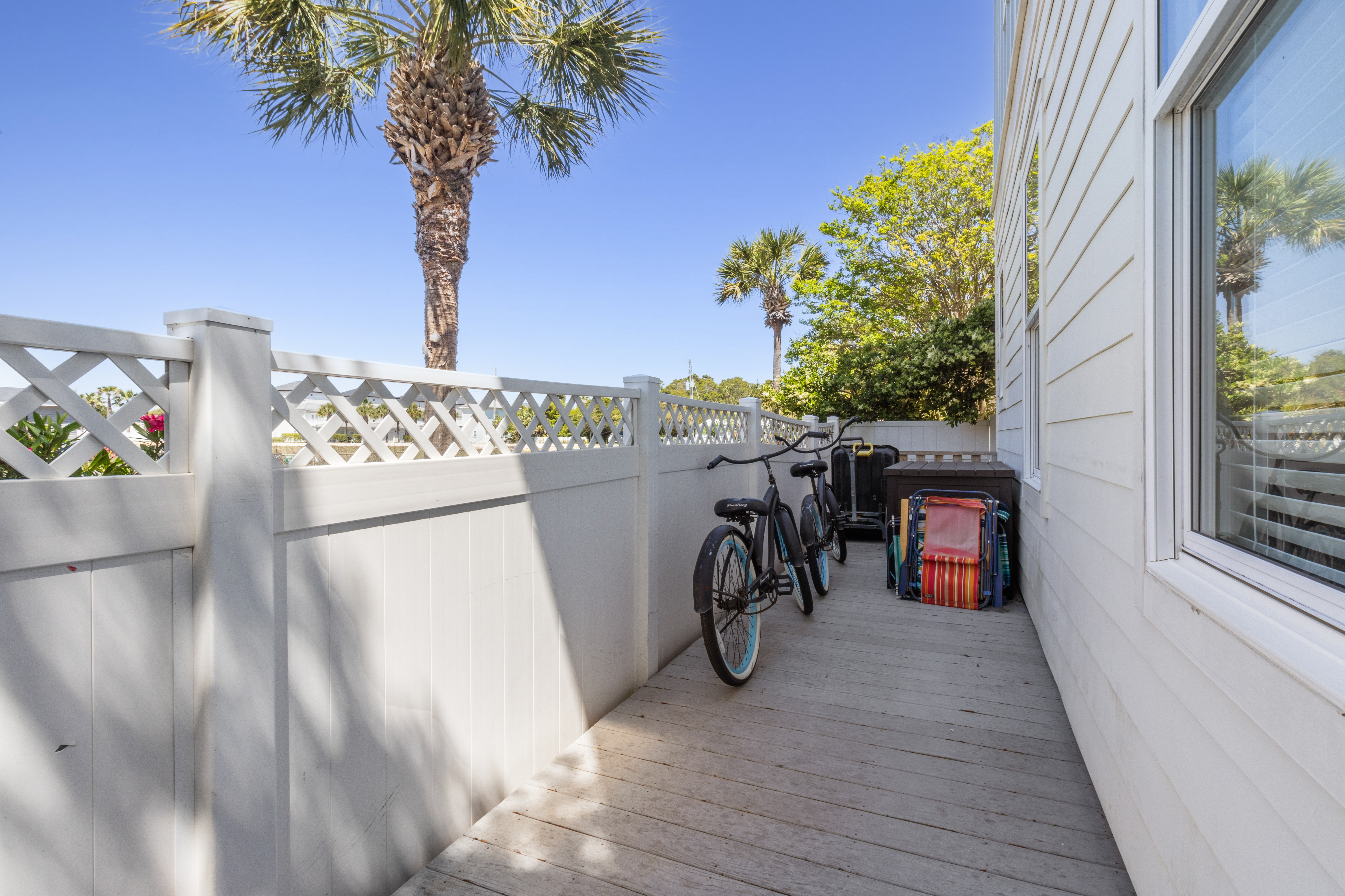 Bikes and beach gear