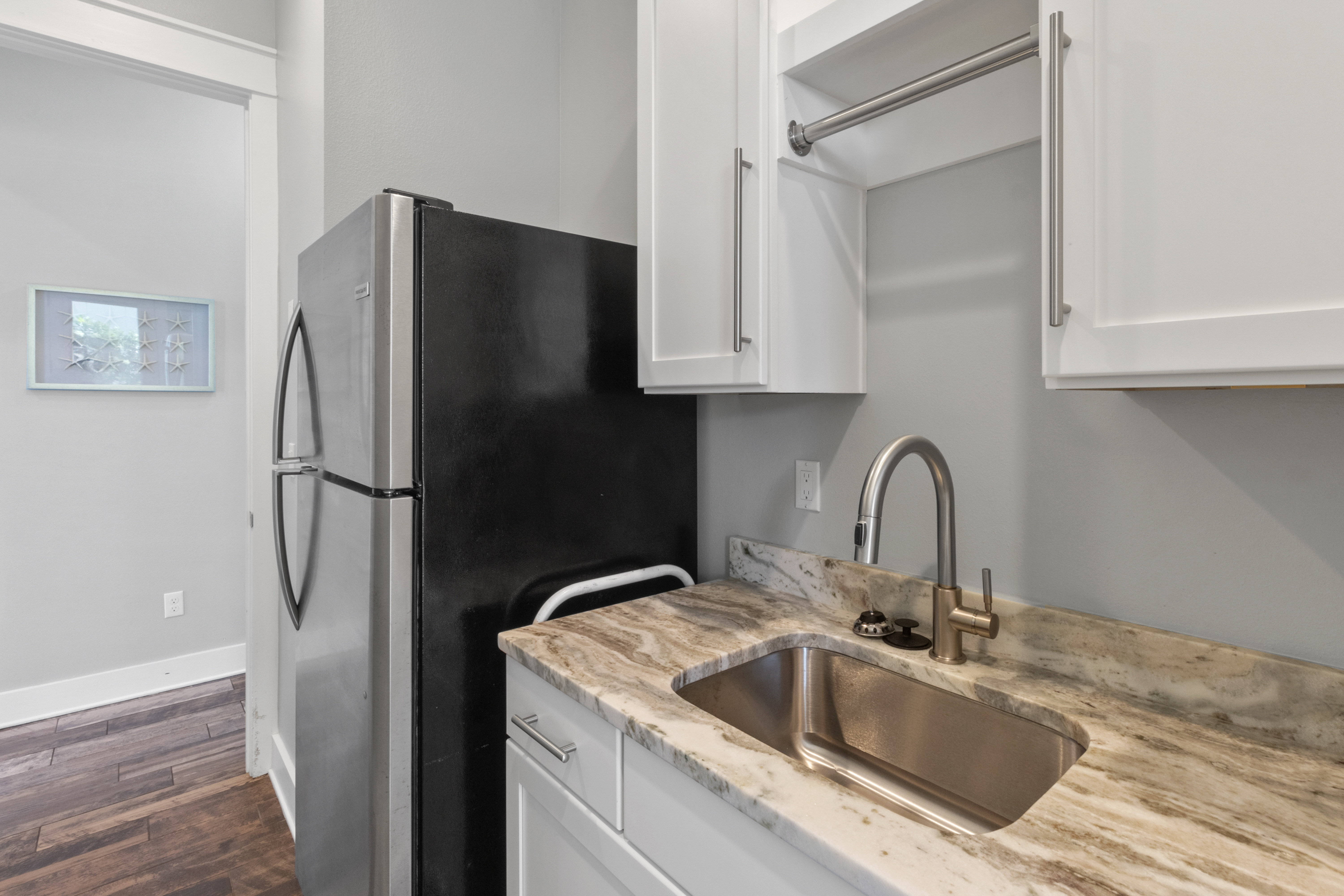 Additional full-sized refrigerator