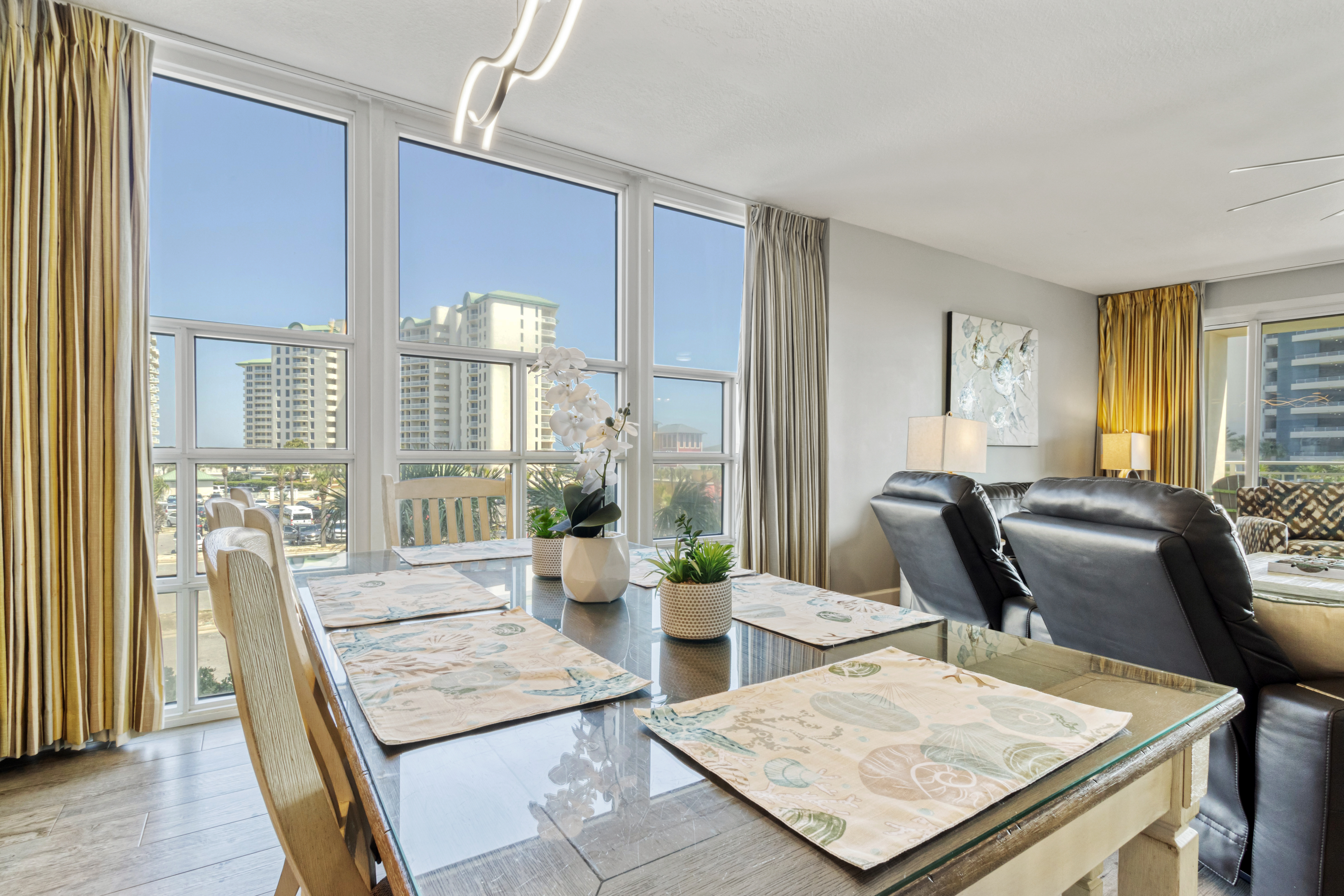 Gorgeous dining view