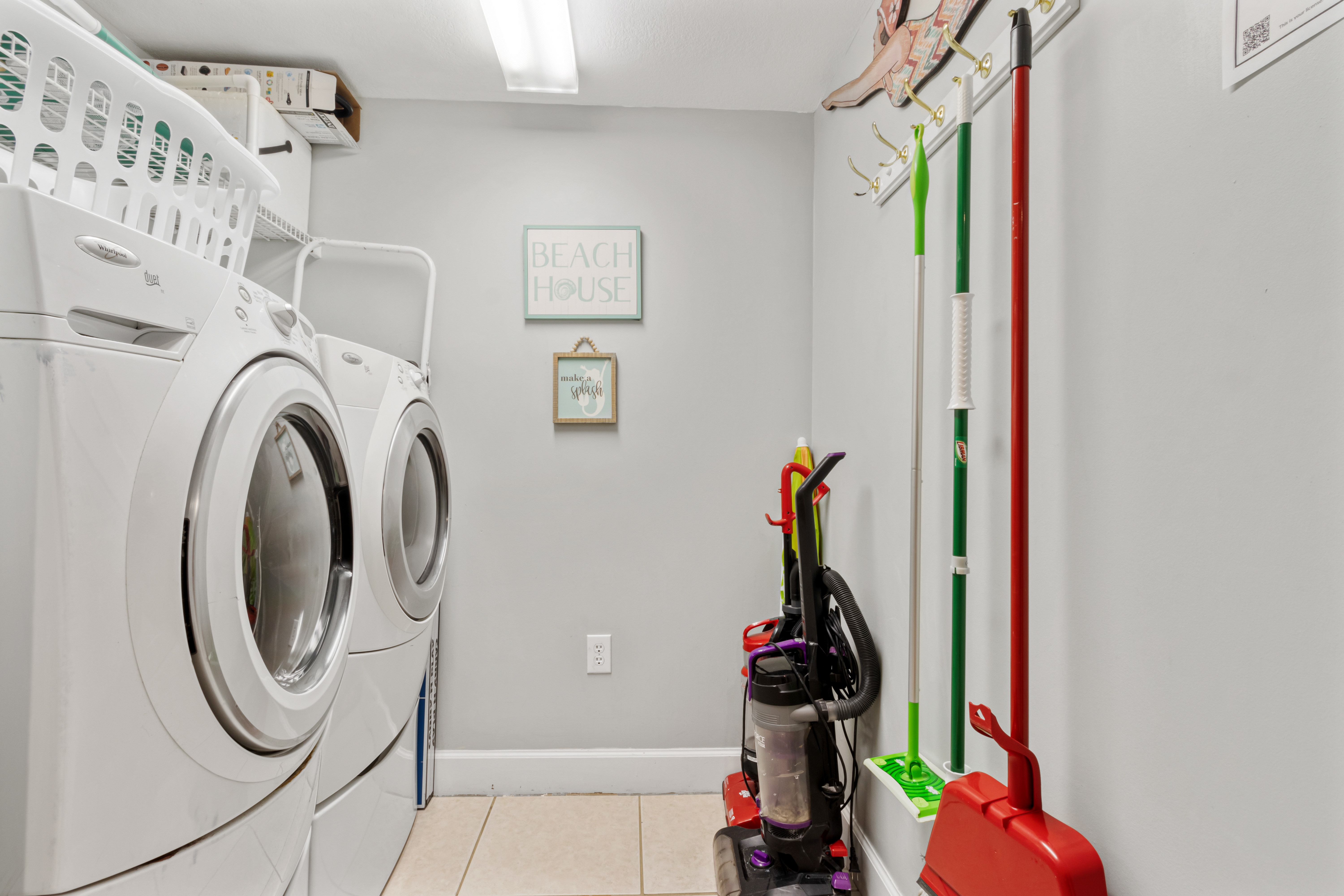 Convenient laundry room