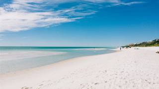 Beautiful white sand beaches