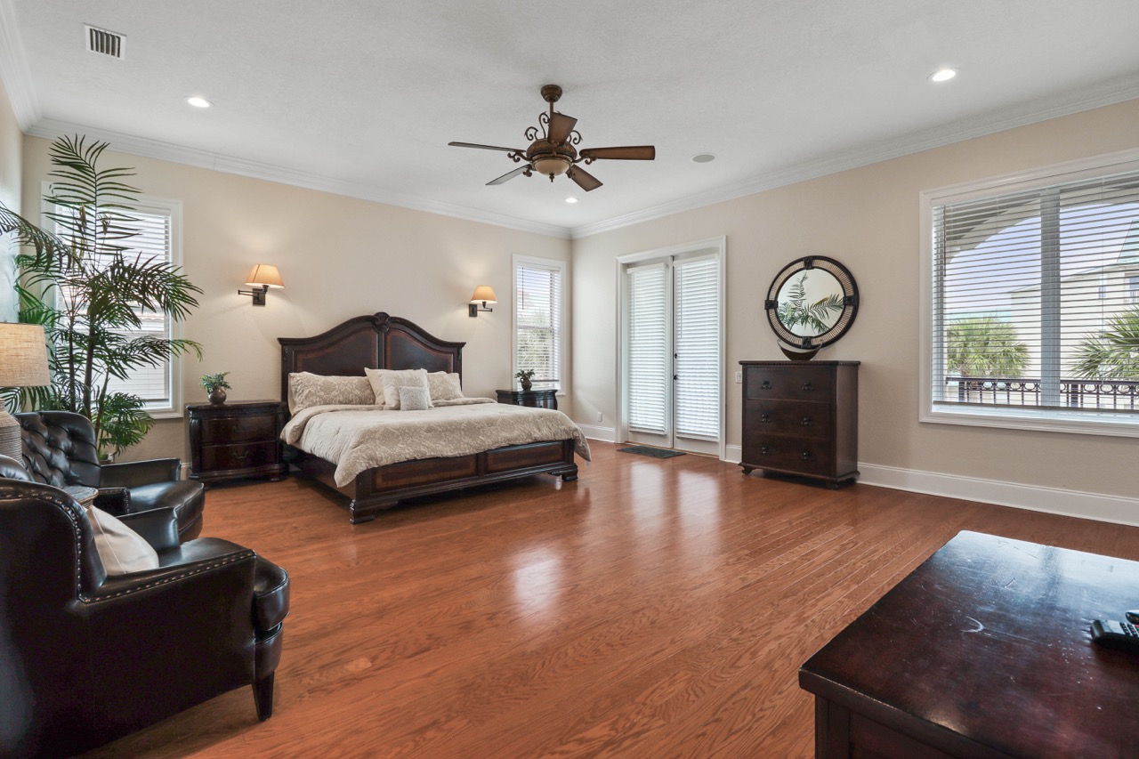 Primary king suite on second floor