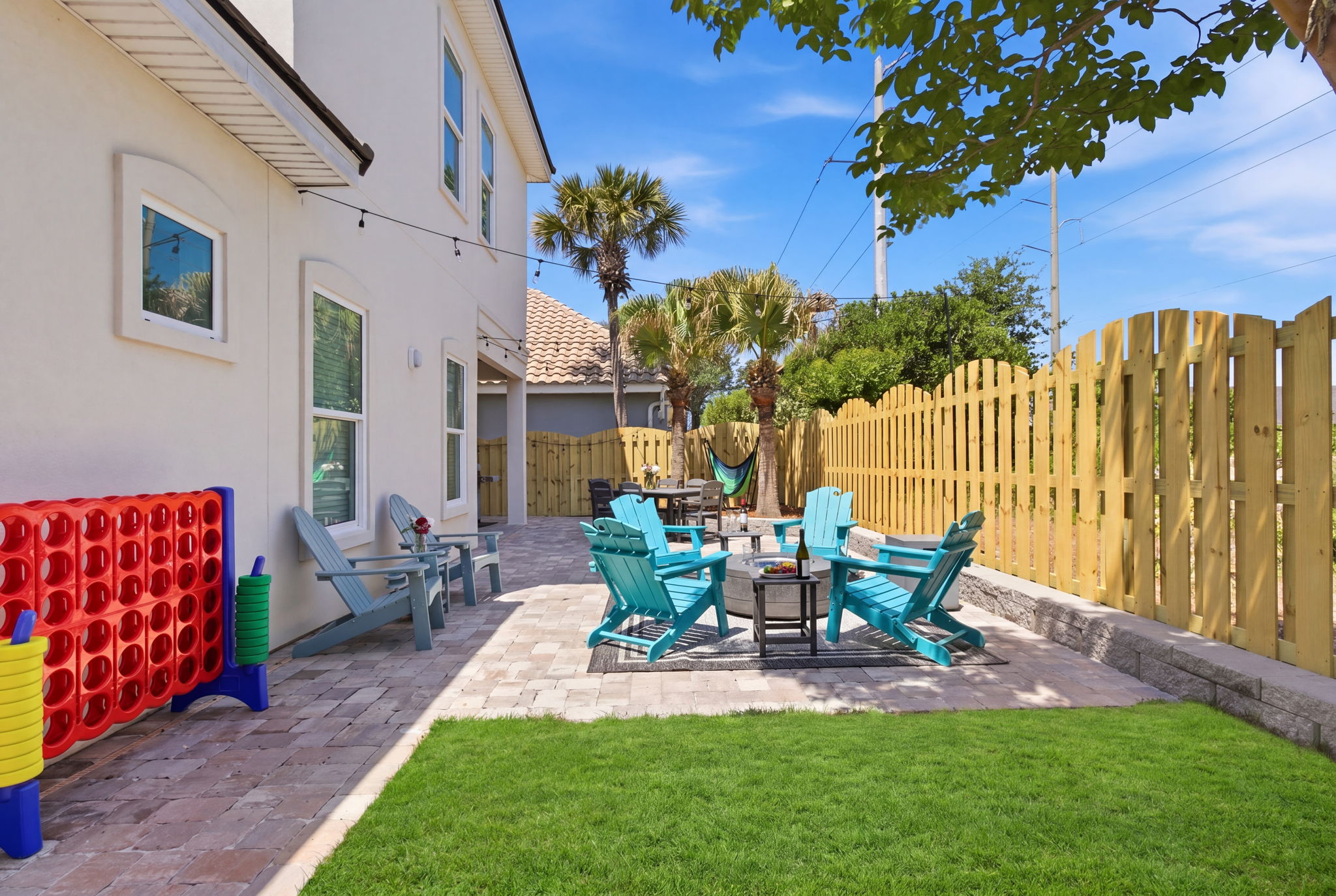 Fun and relaxing backyard