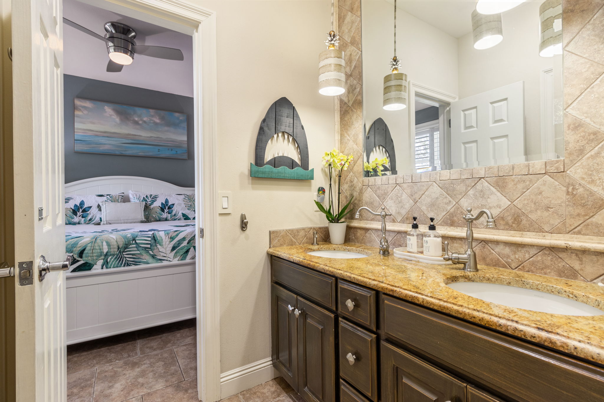 Second floor Jack & Jill bathroom