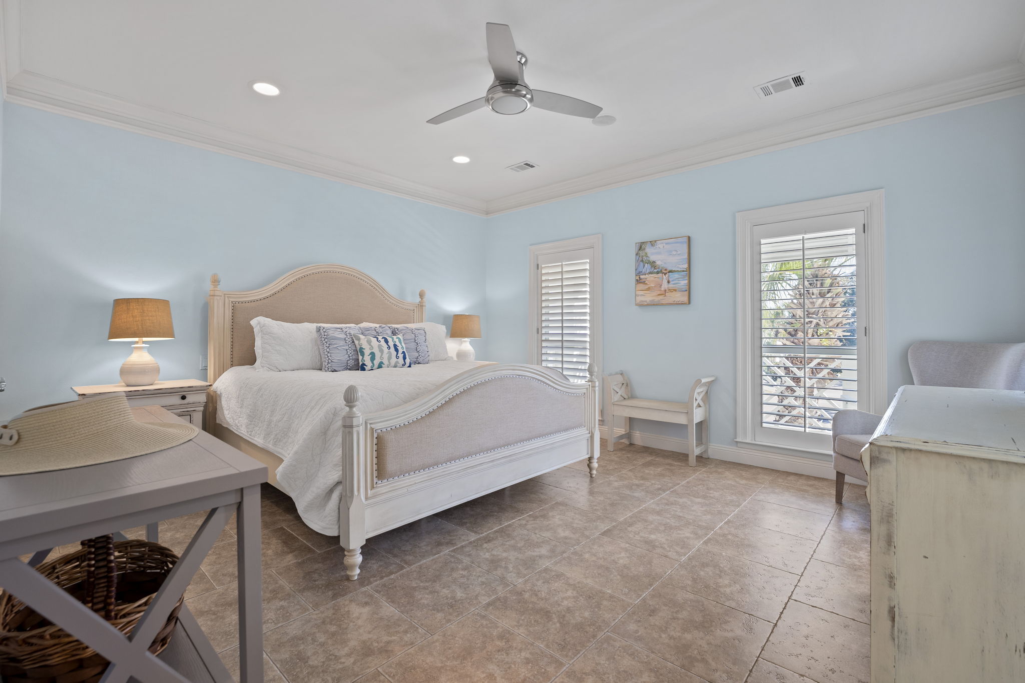 Spacious primary suite - second floor