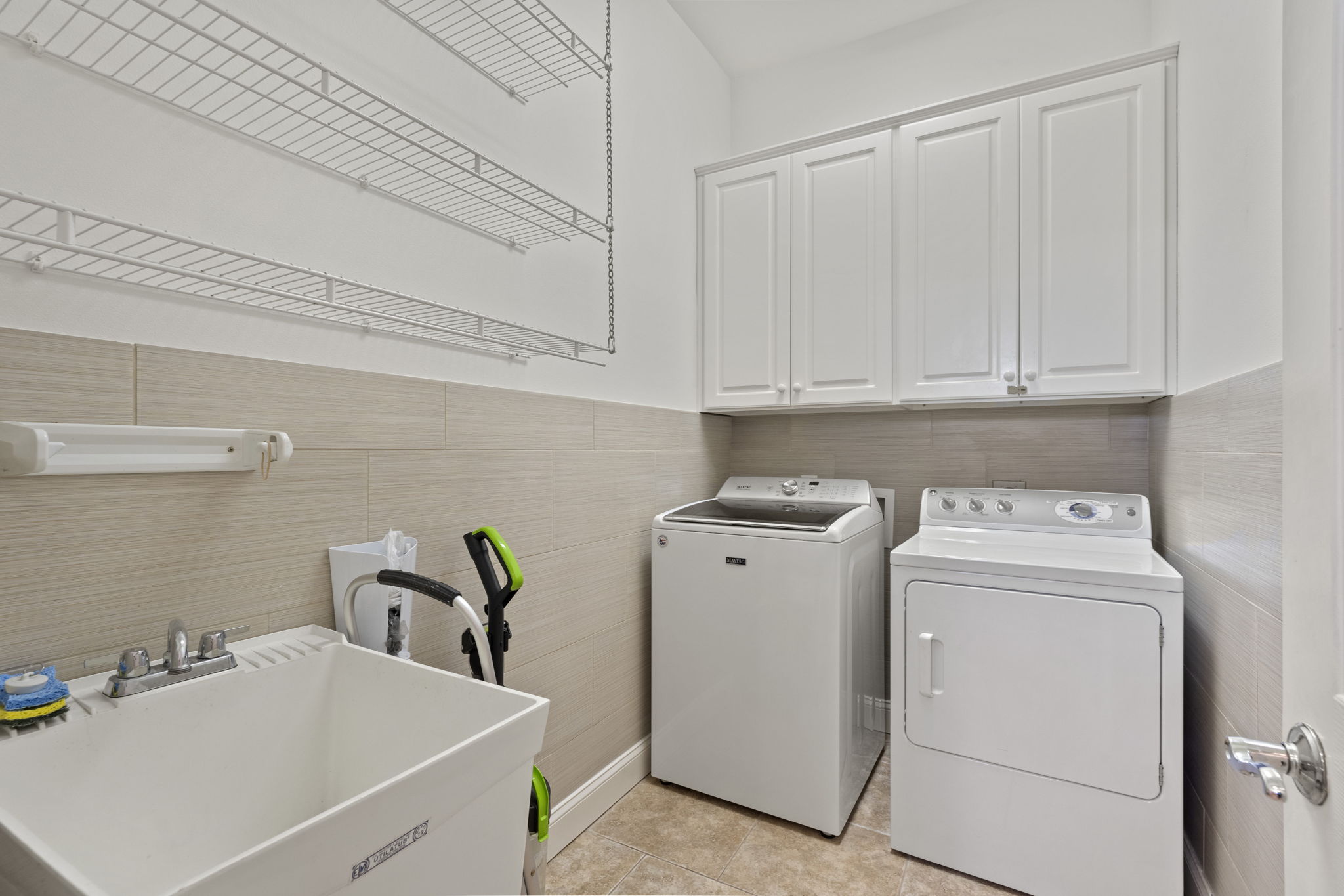 Convenient laundry room