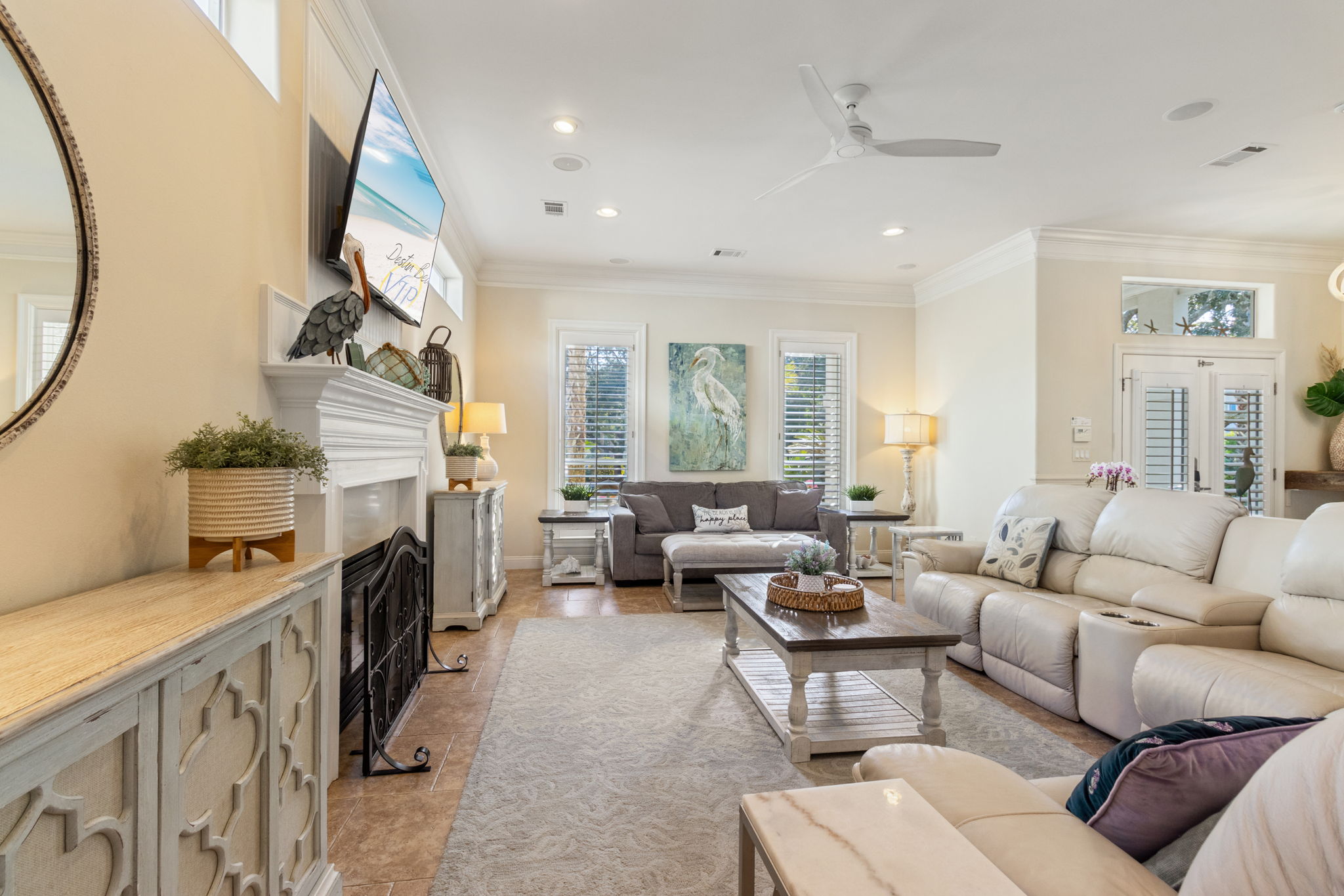 Living area with plenty of seating