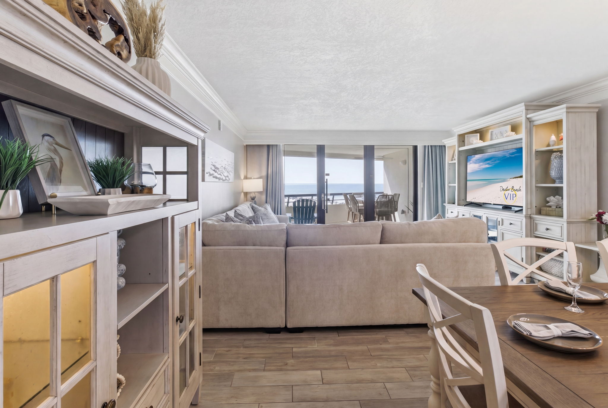 Spacious beachfront condo