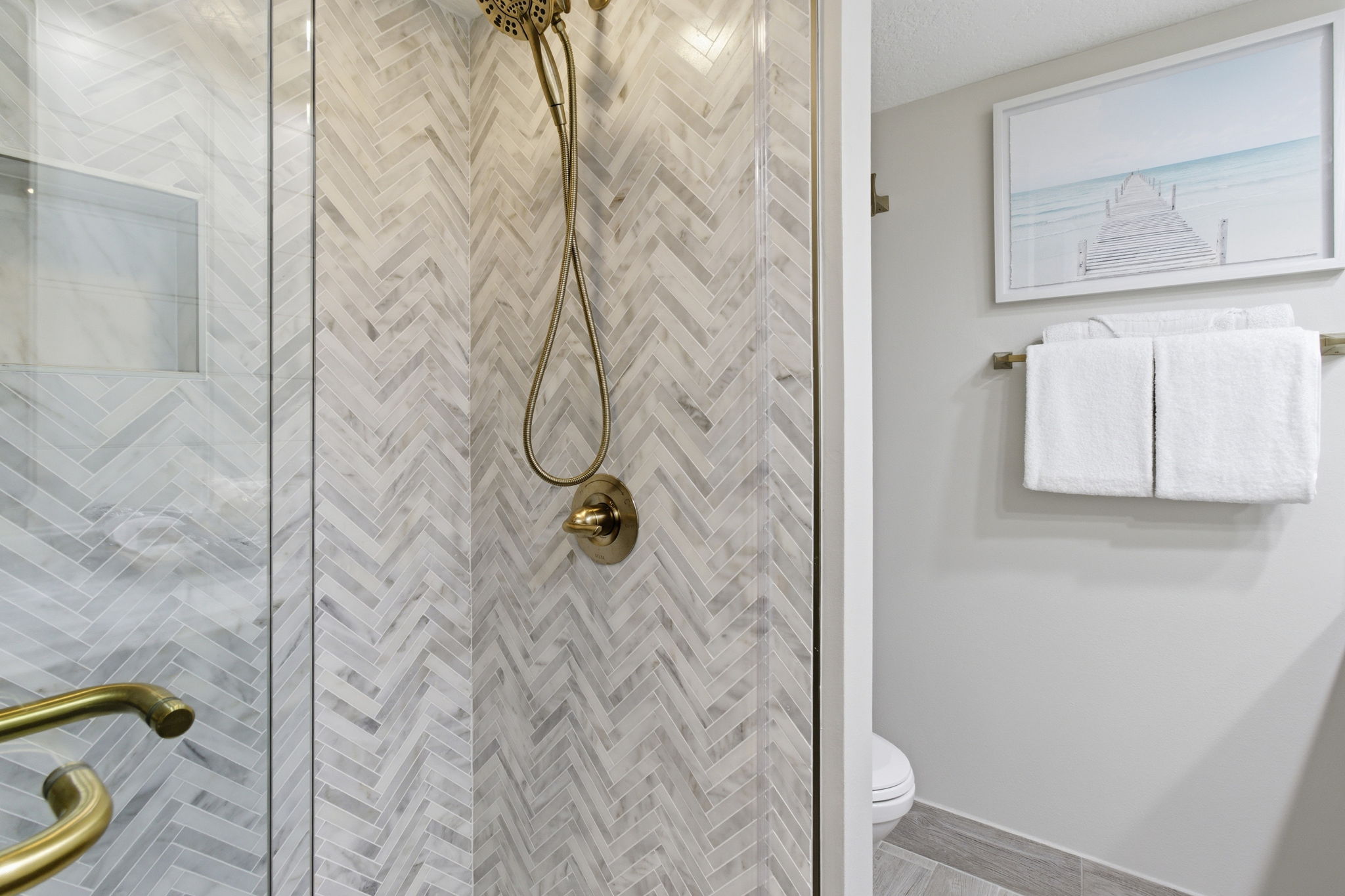 Primary bathroom walk-in shower