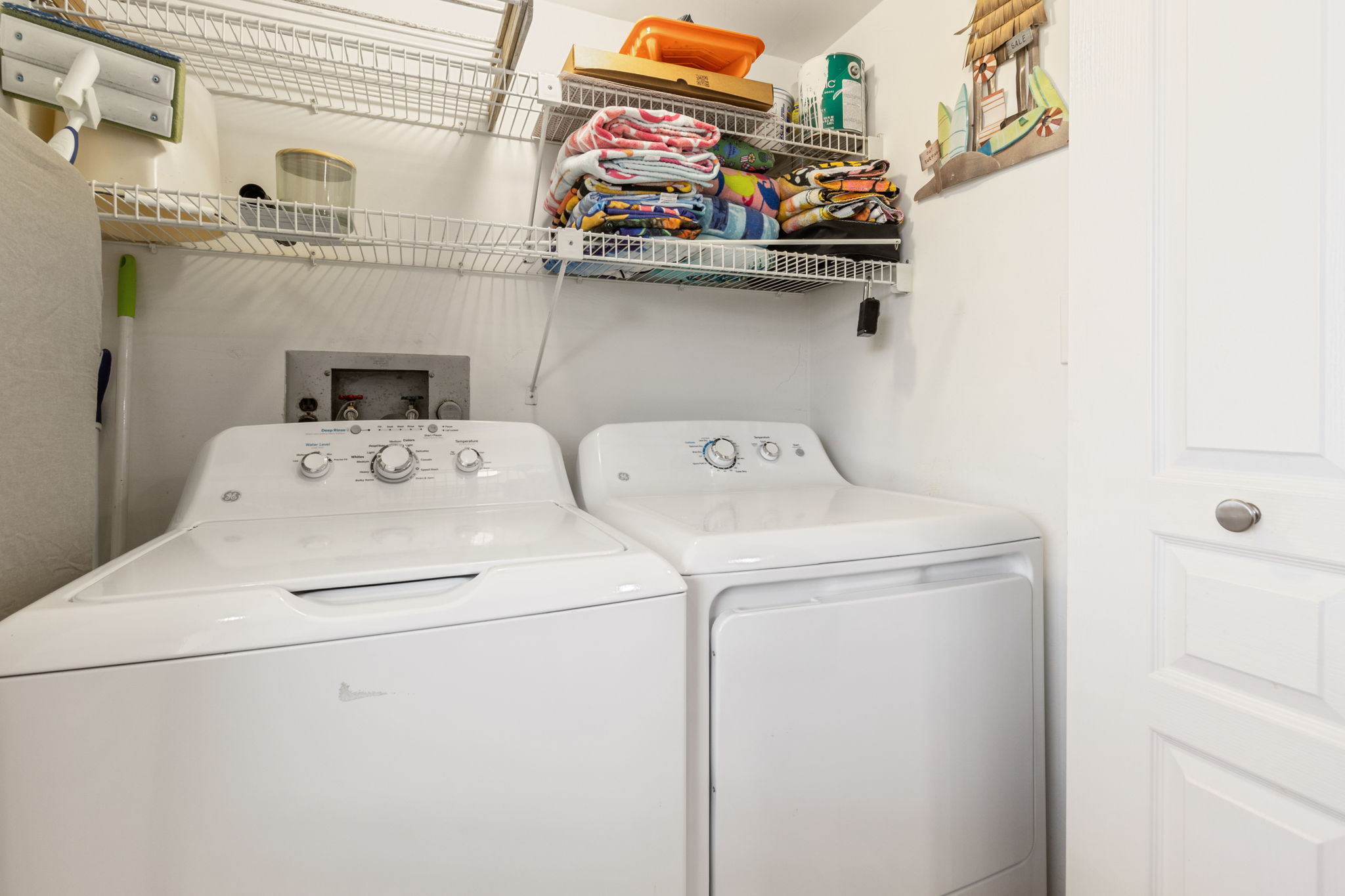 Convenient laundry room in unit