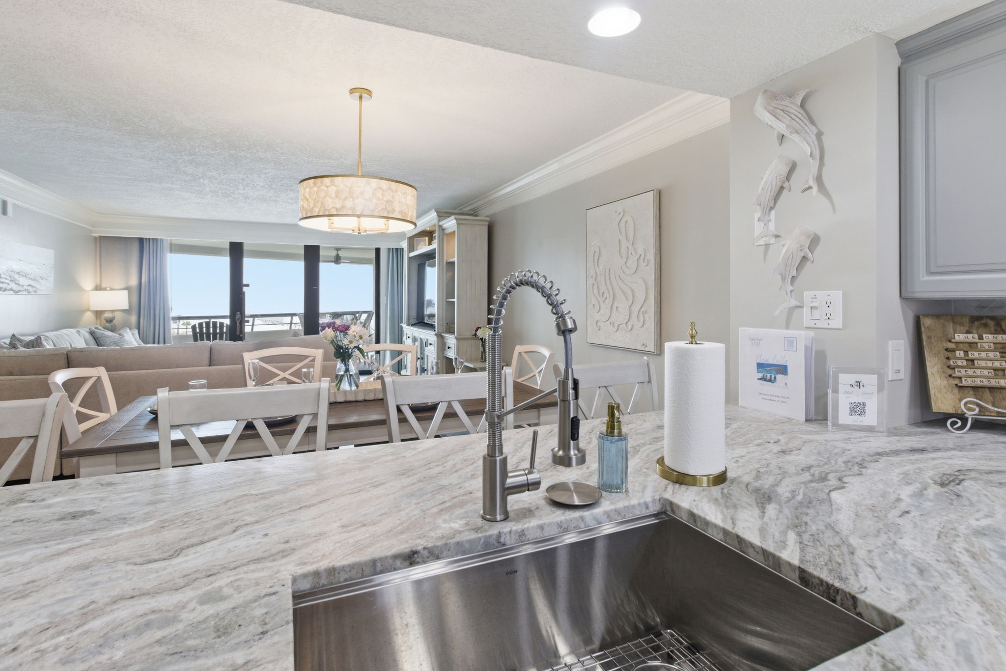 Beautiful kitchen with views