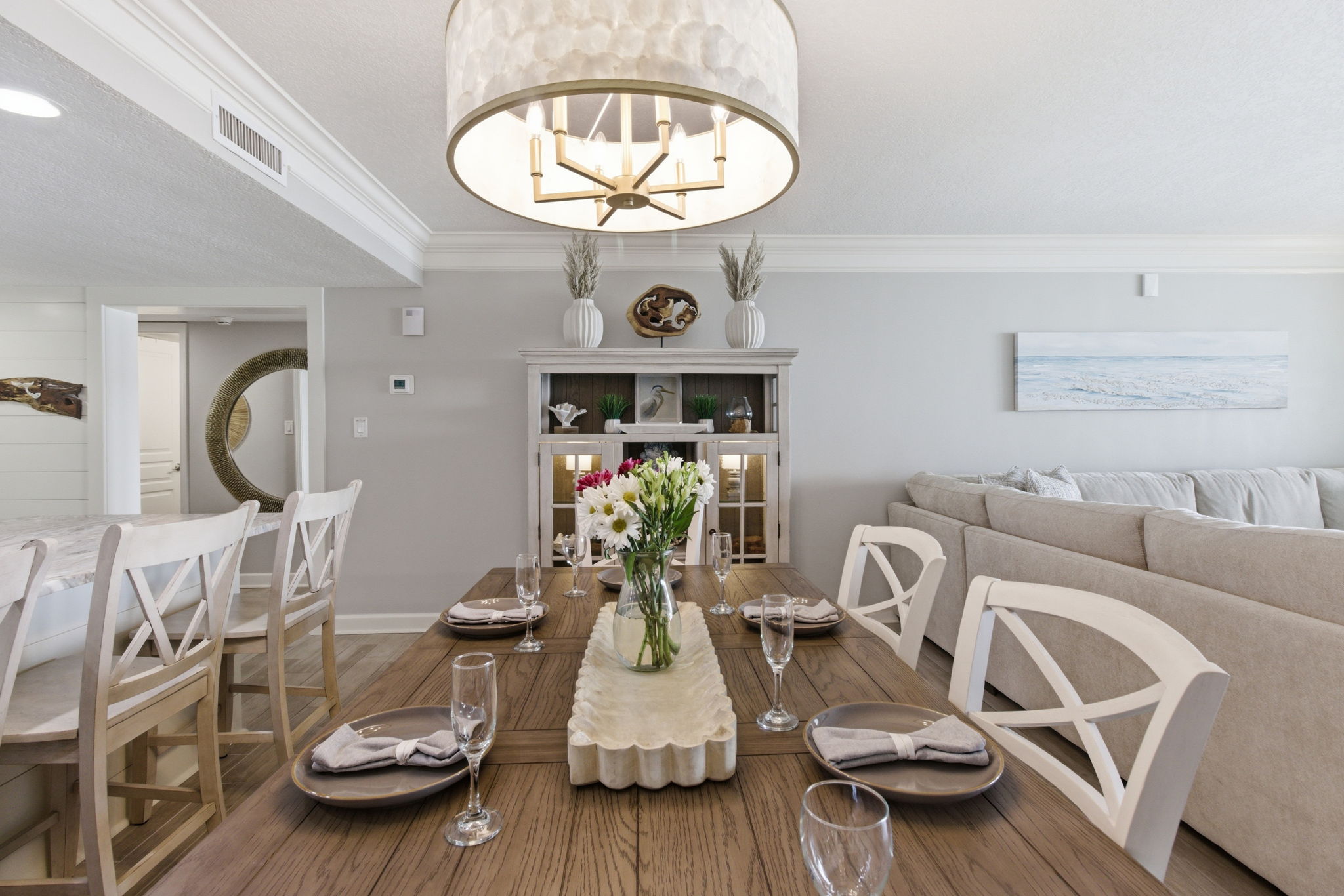 Large dining table