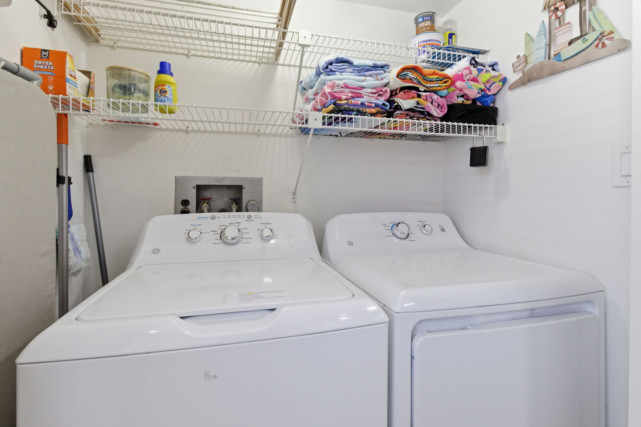 Convenient laundry in the unit