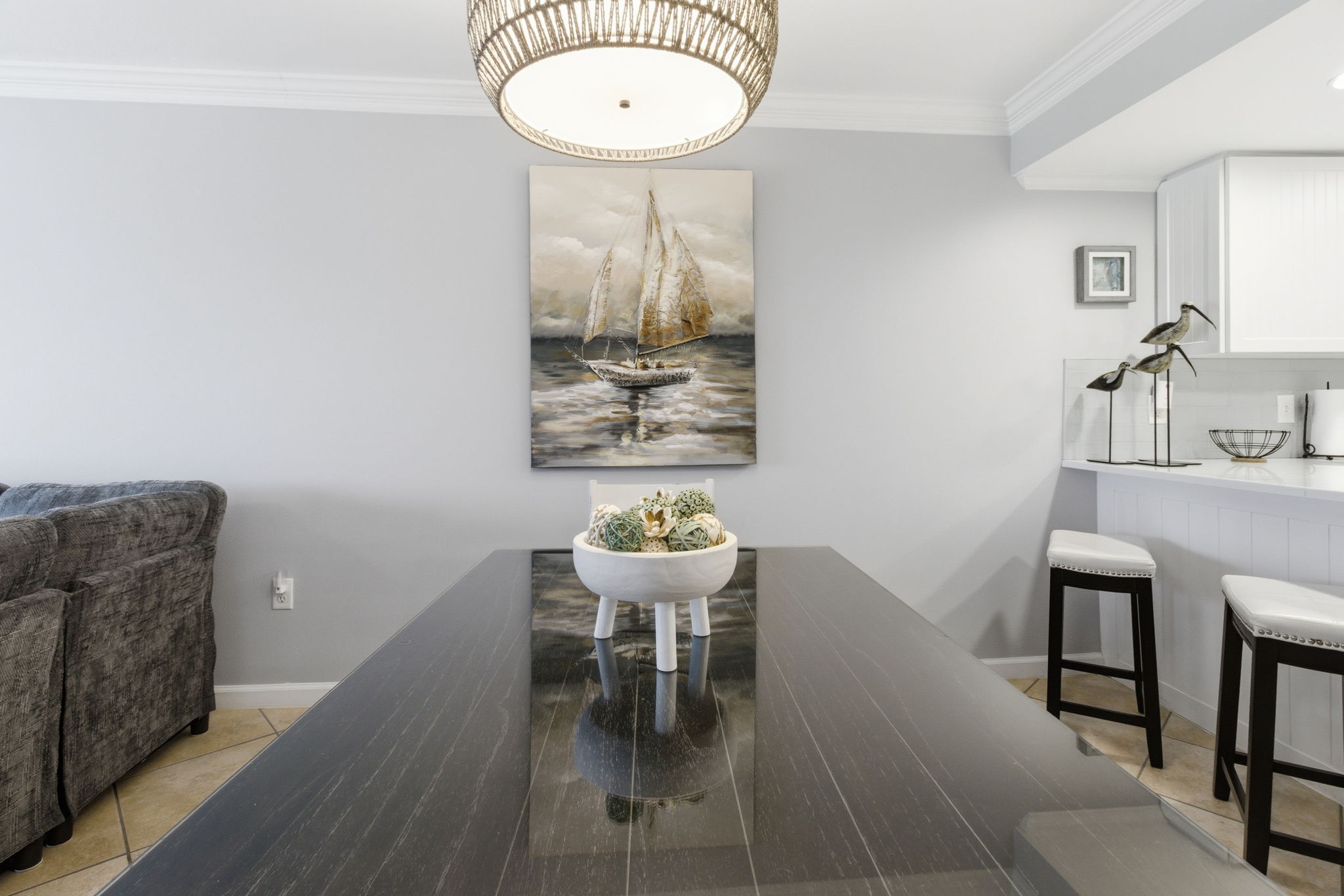 Dining table with seating for all