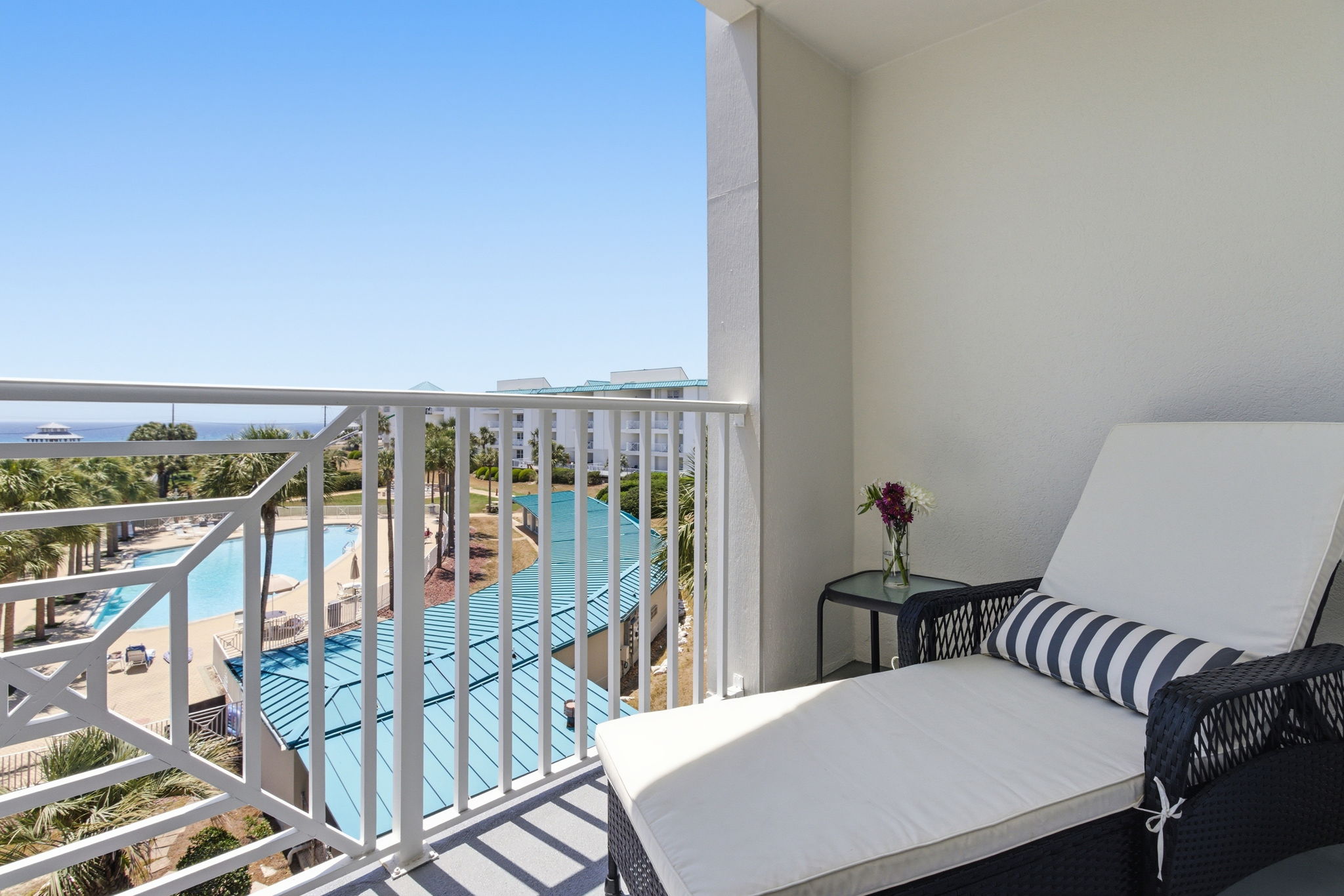 Enjoy relaxing on the balcony