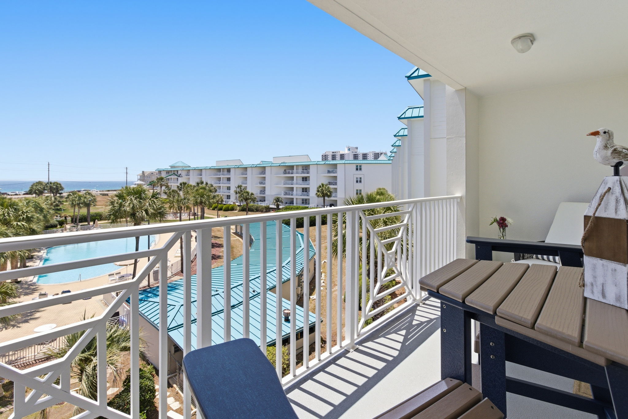Private balcony