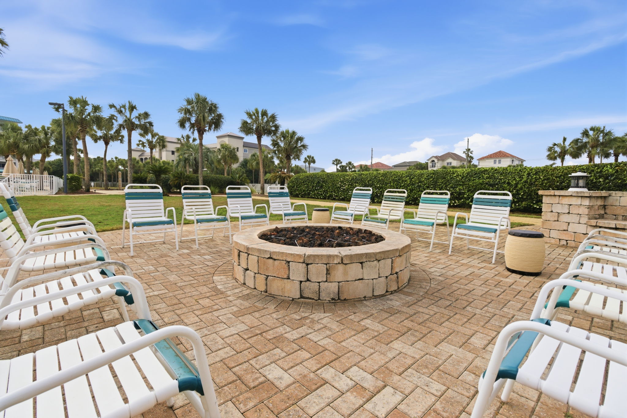 Enjoy the community fire pit