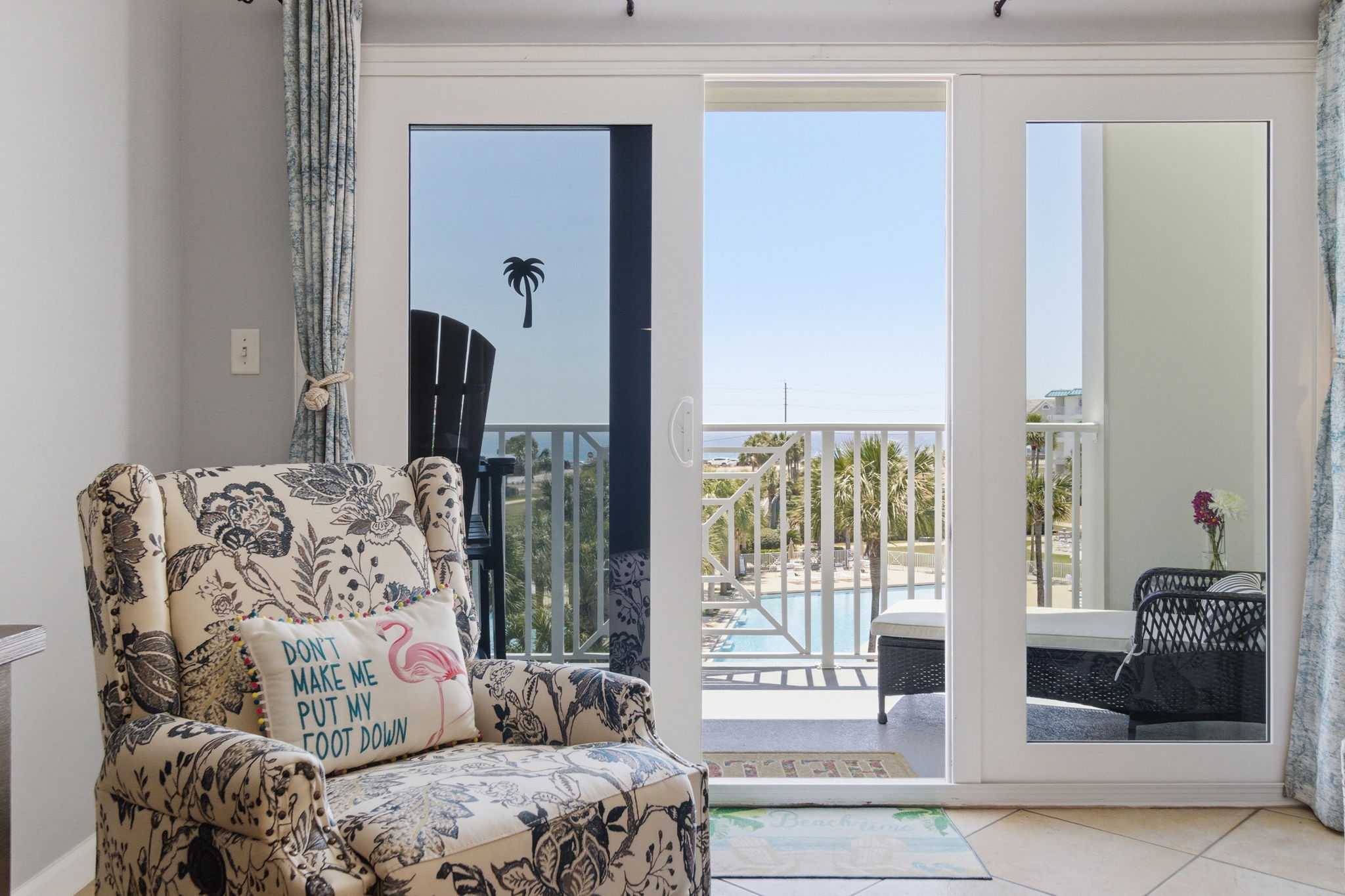 Balcony access off the living area
