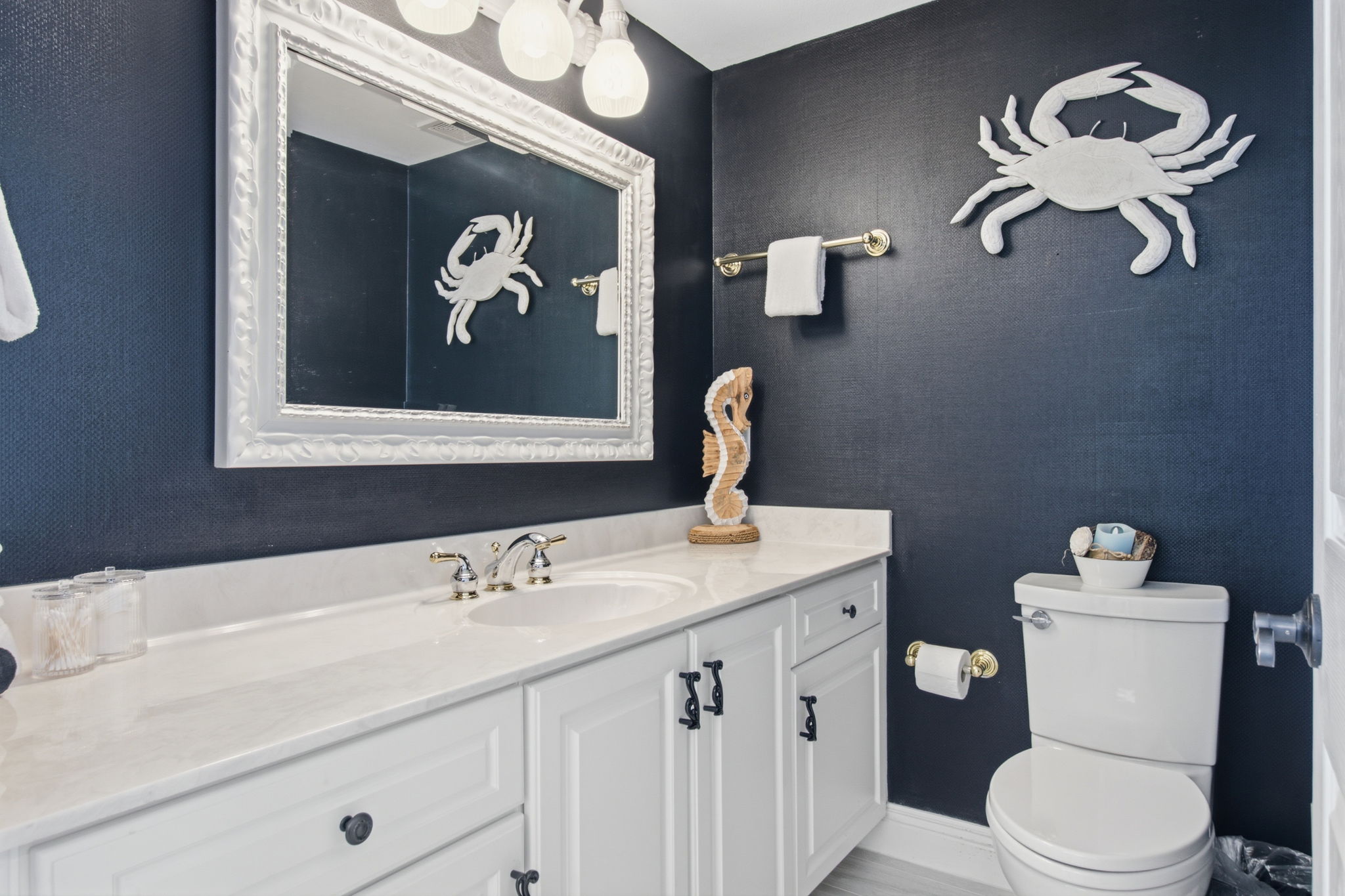 First floor half bath