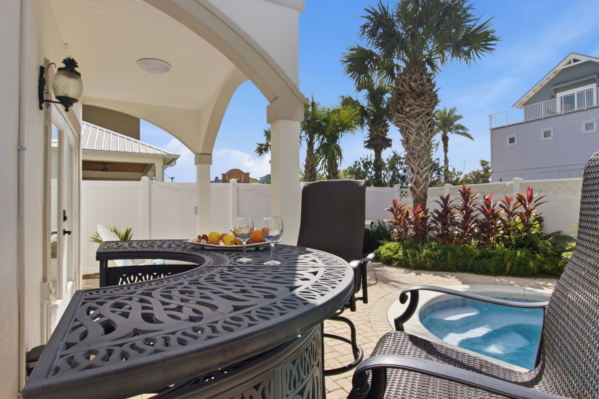 Backyard bar