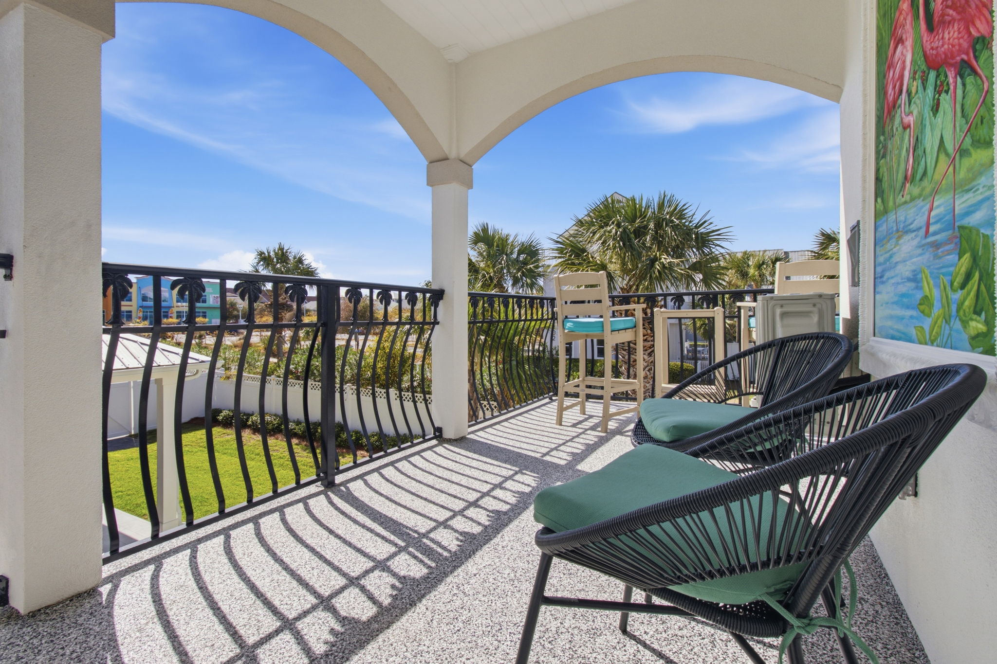 Large balcony