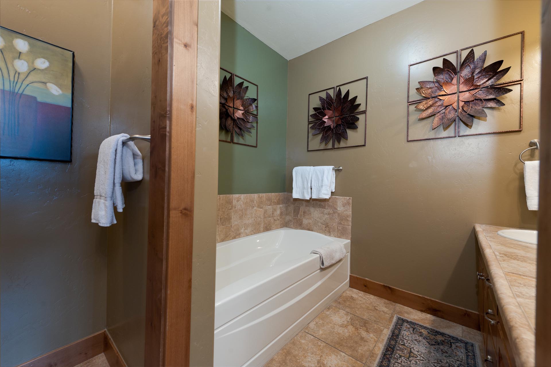 Master Bathroom - Shower and Tub