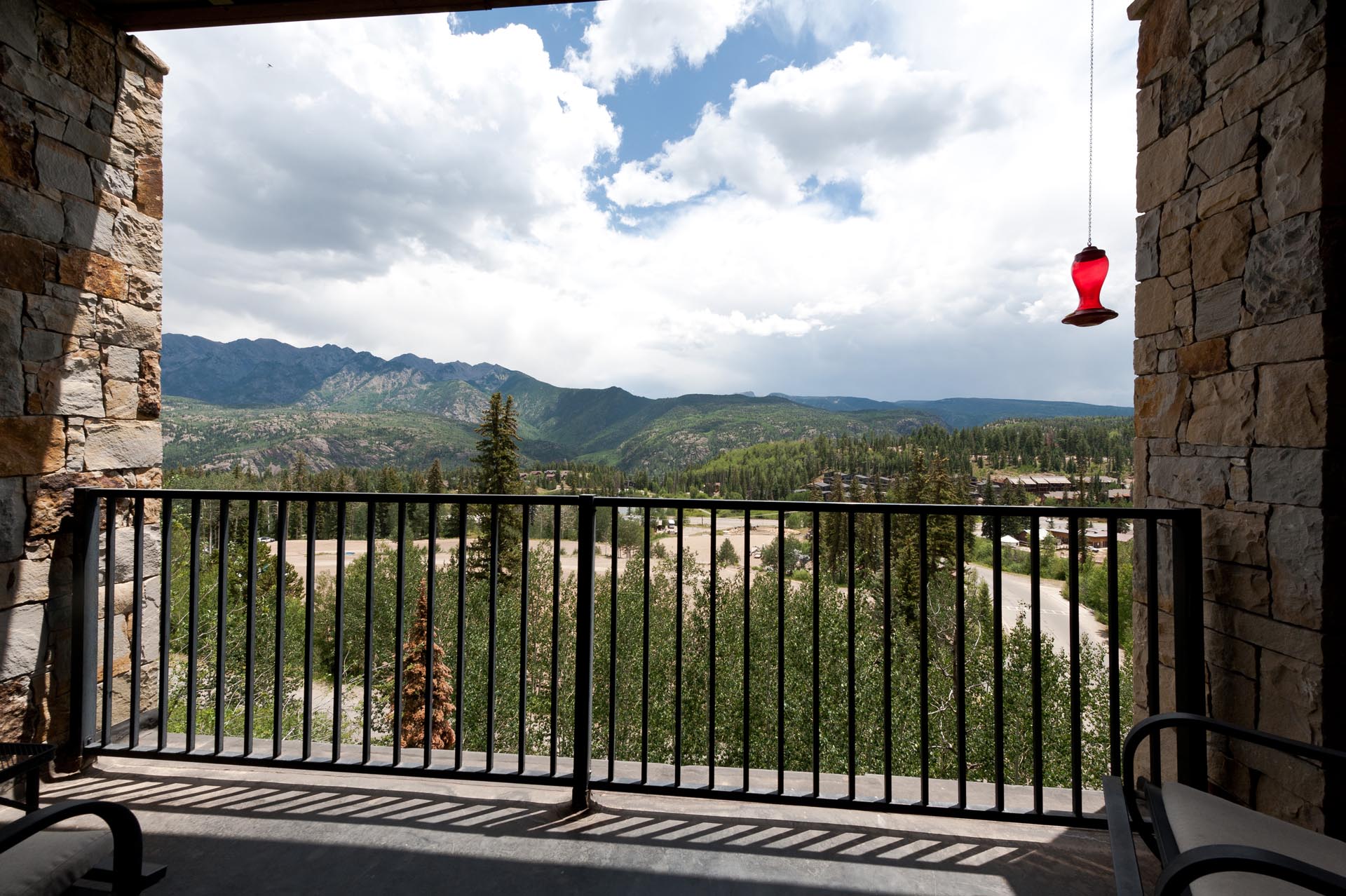 Amazing views from the private deck off the main living space