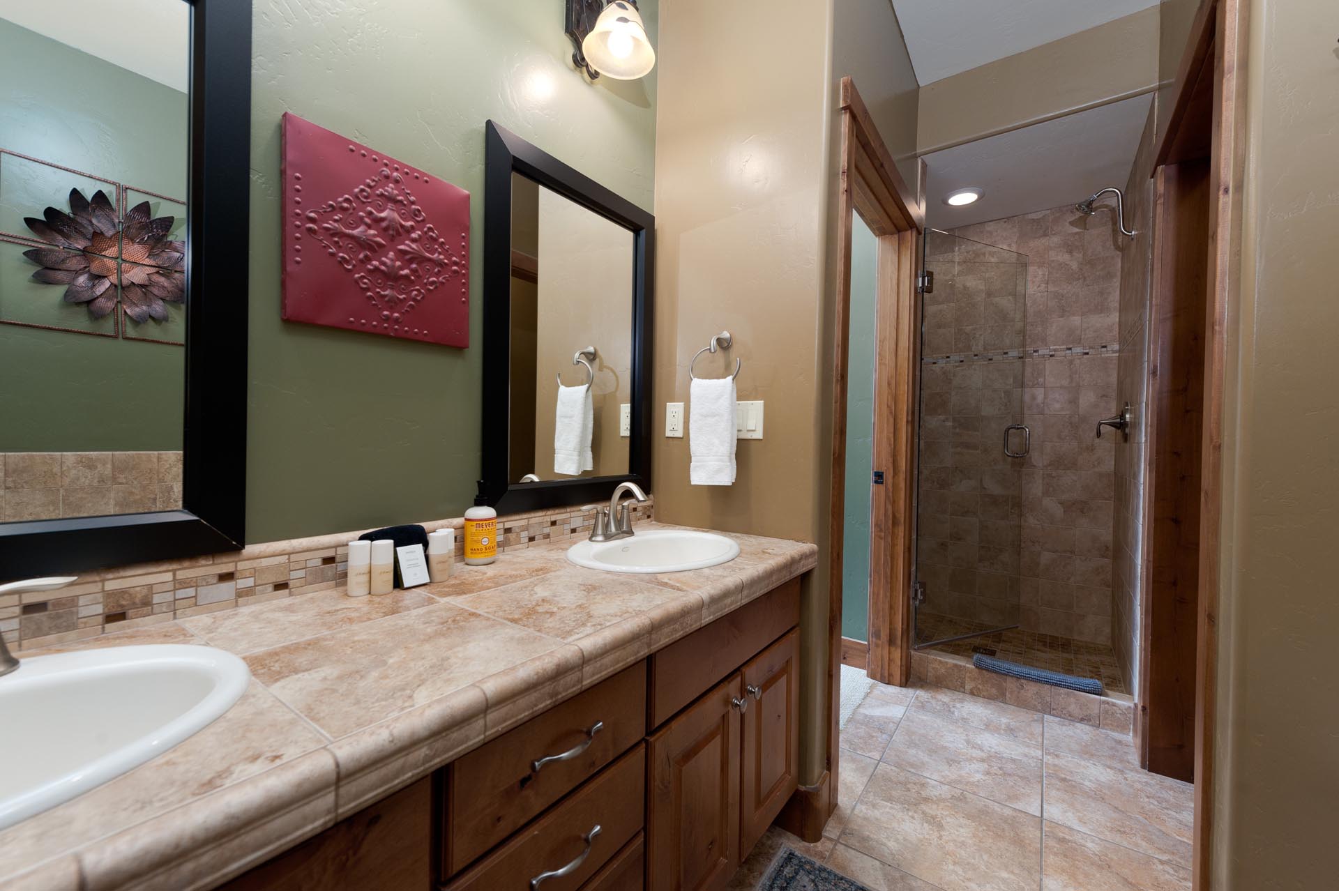 Master Bathroom - Shower and Tub