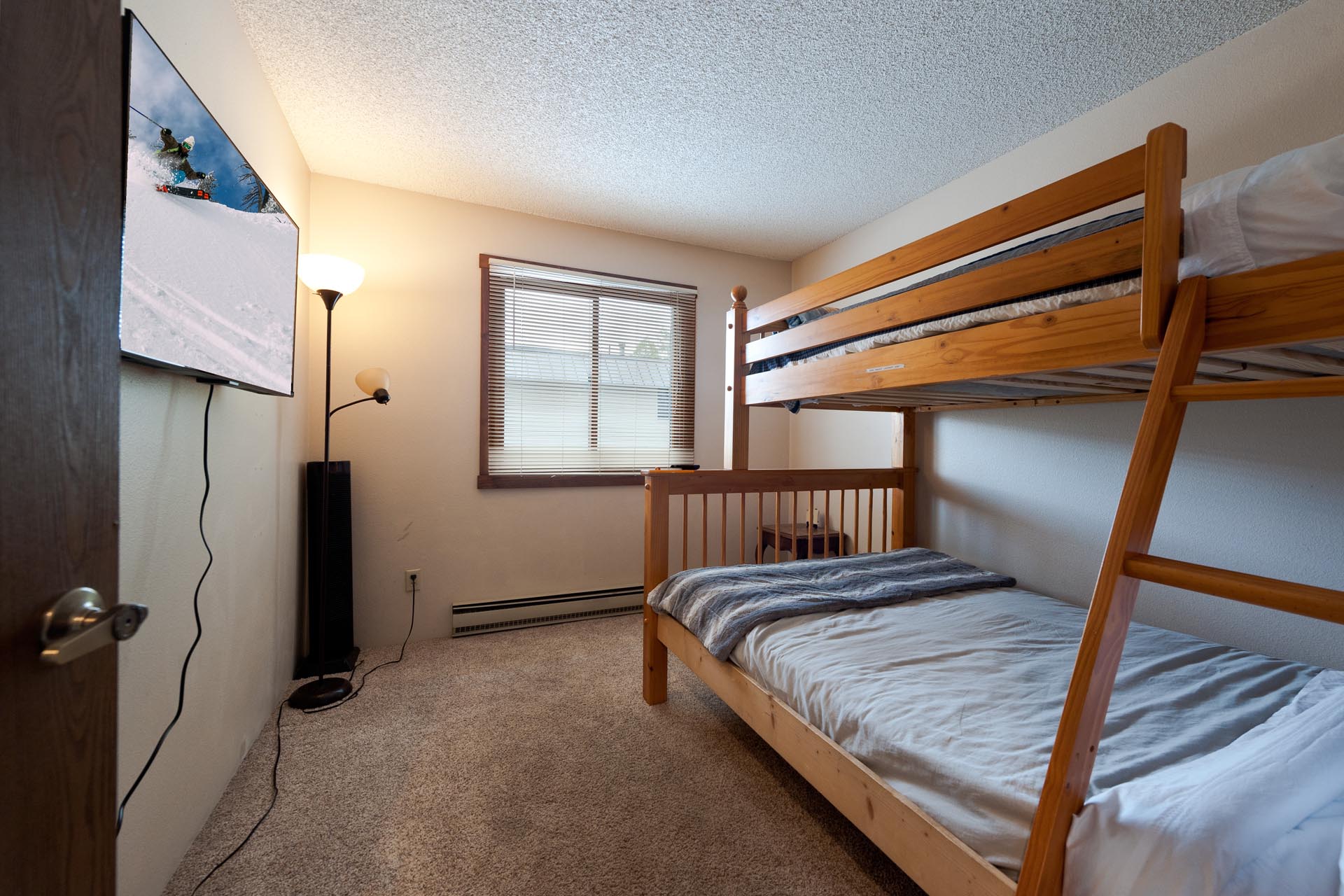 4th Bedroom - Bunk Bed (Single over Double) - TV (Ground/Entry Floor)
