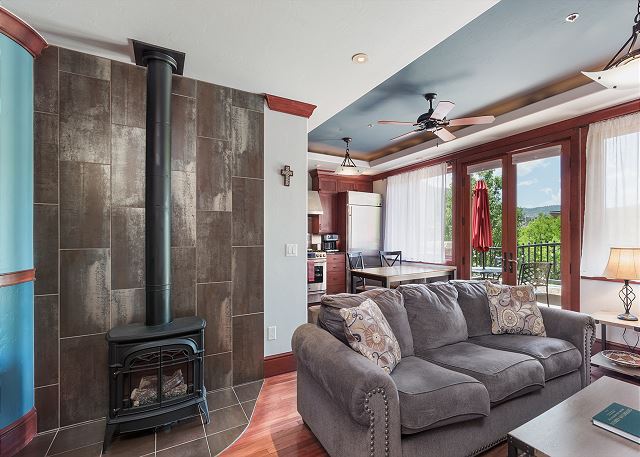 Luxury Condo on Historic Main Ave. - Deck overlooking Main & Mountain Views 5