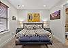Master bedroom with attached bath