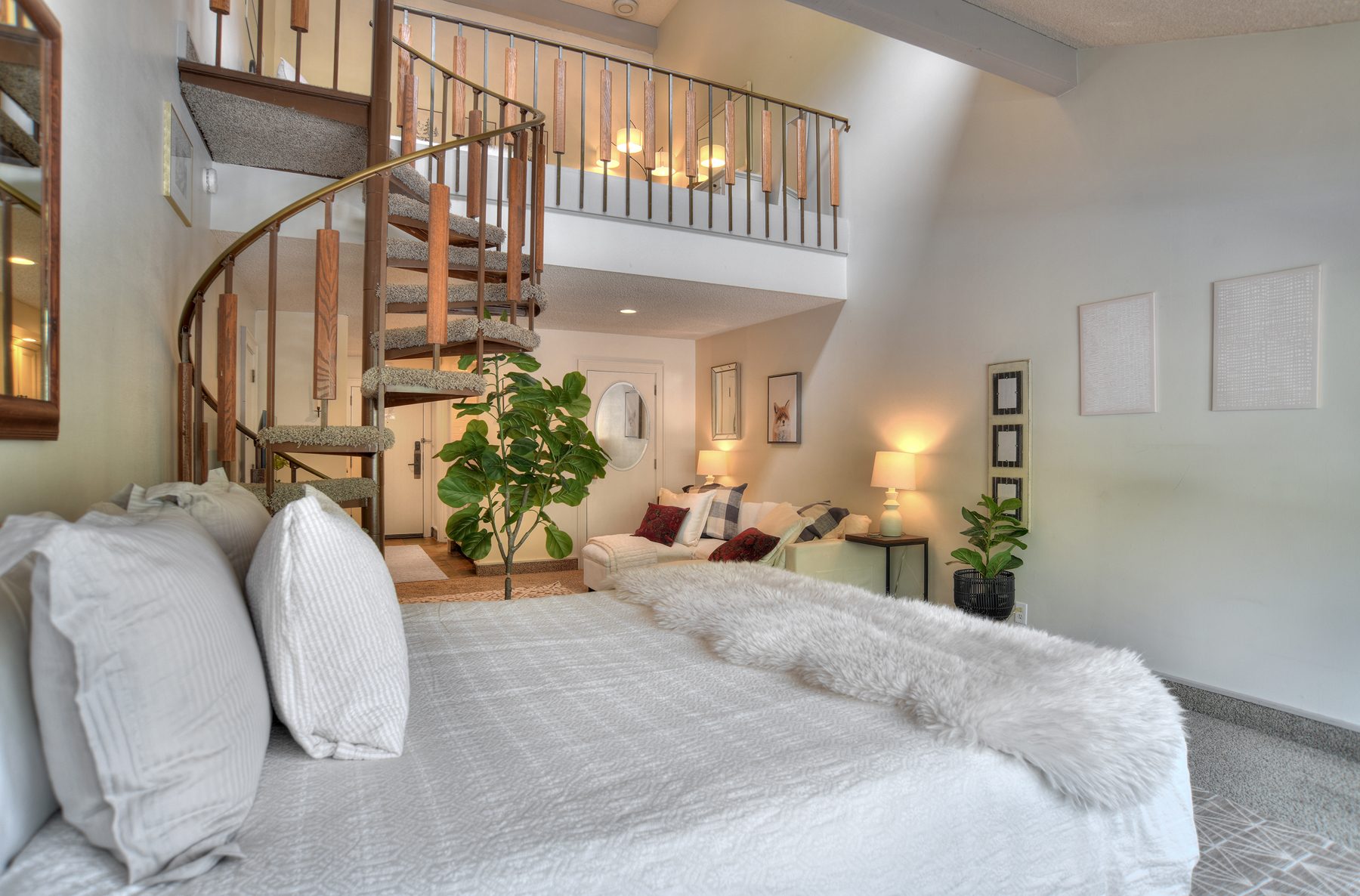 Bright and airy living space