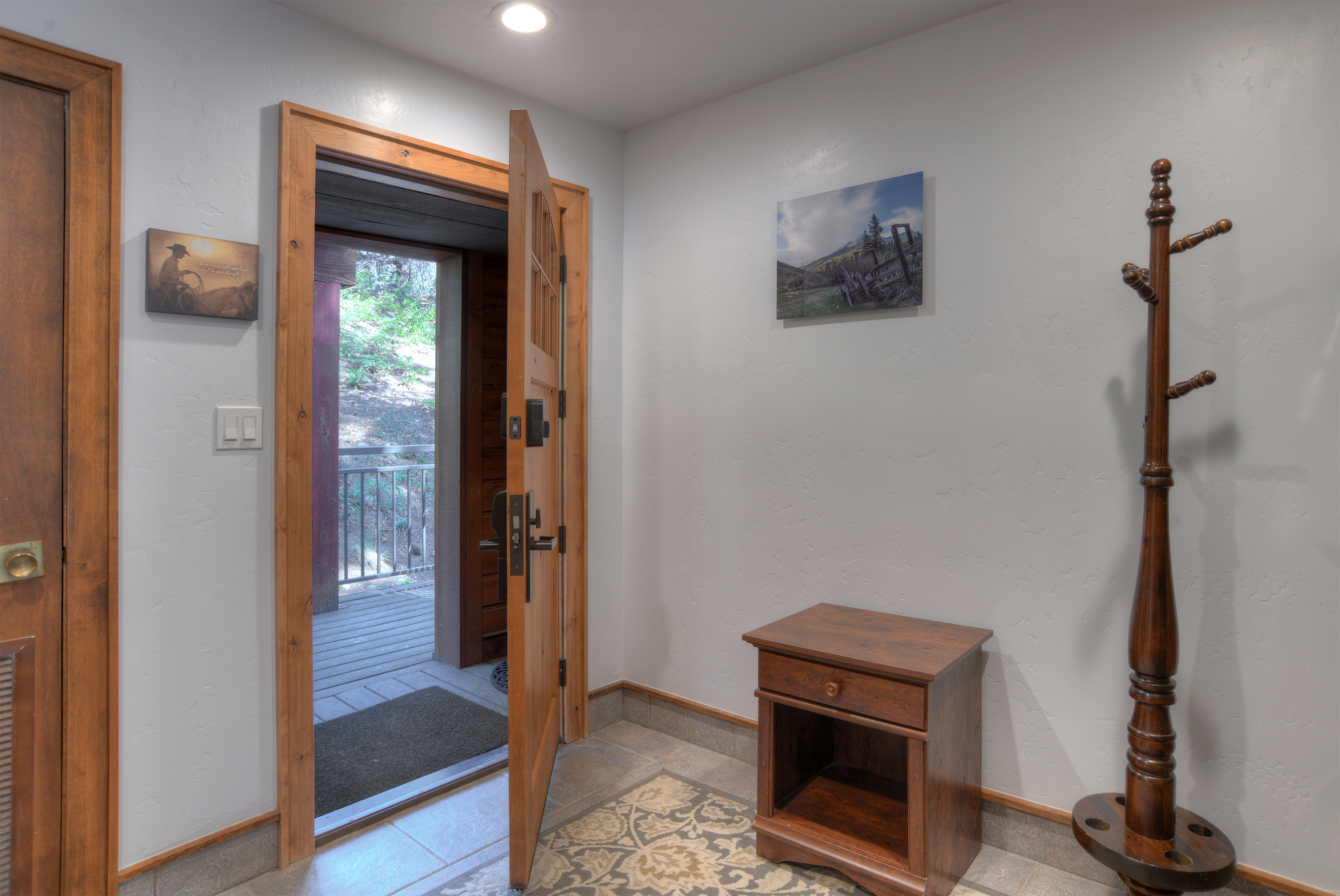 Entryway to the condo. 