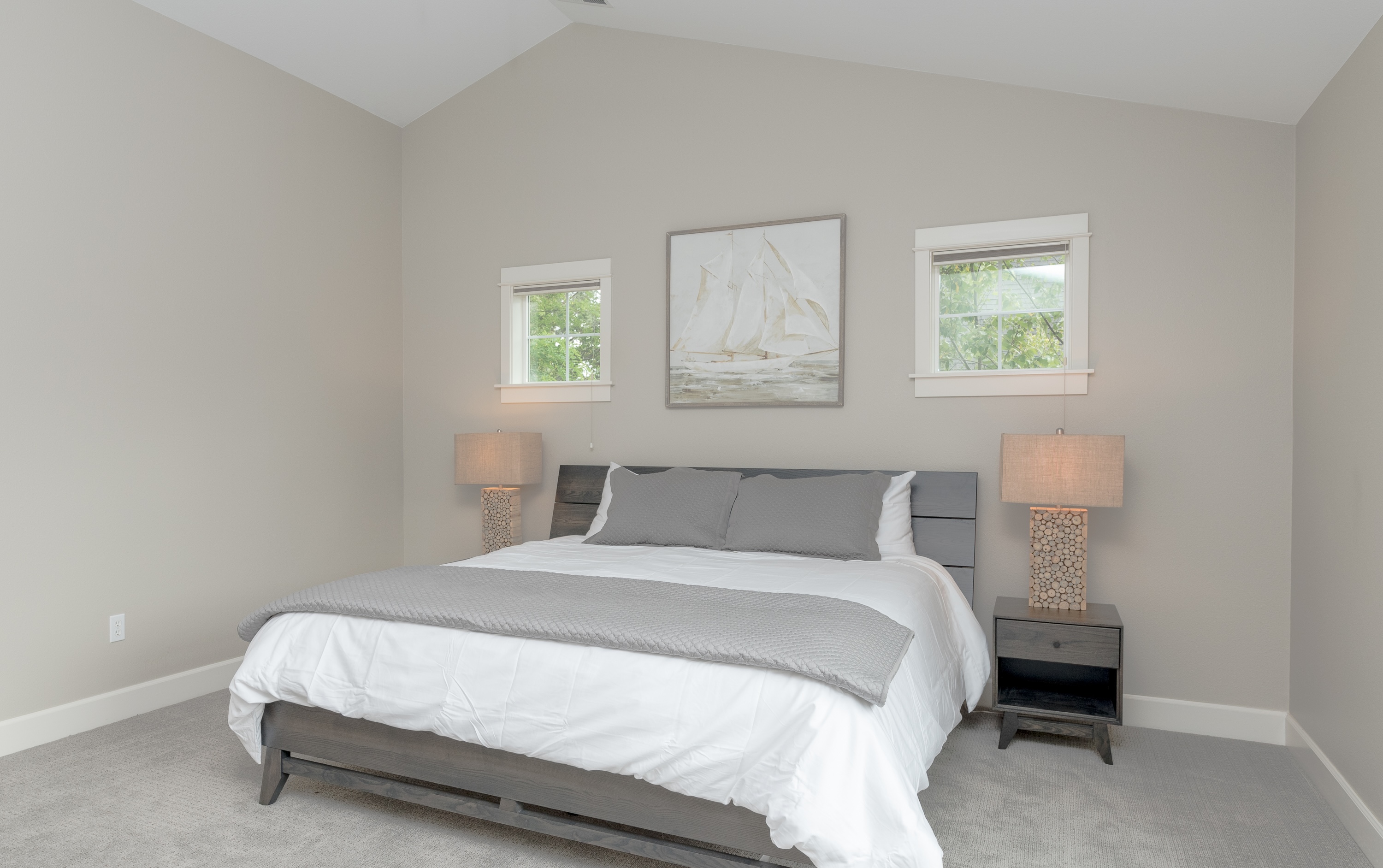King bed in primary suite 