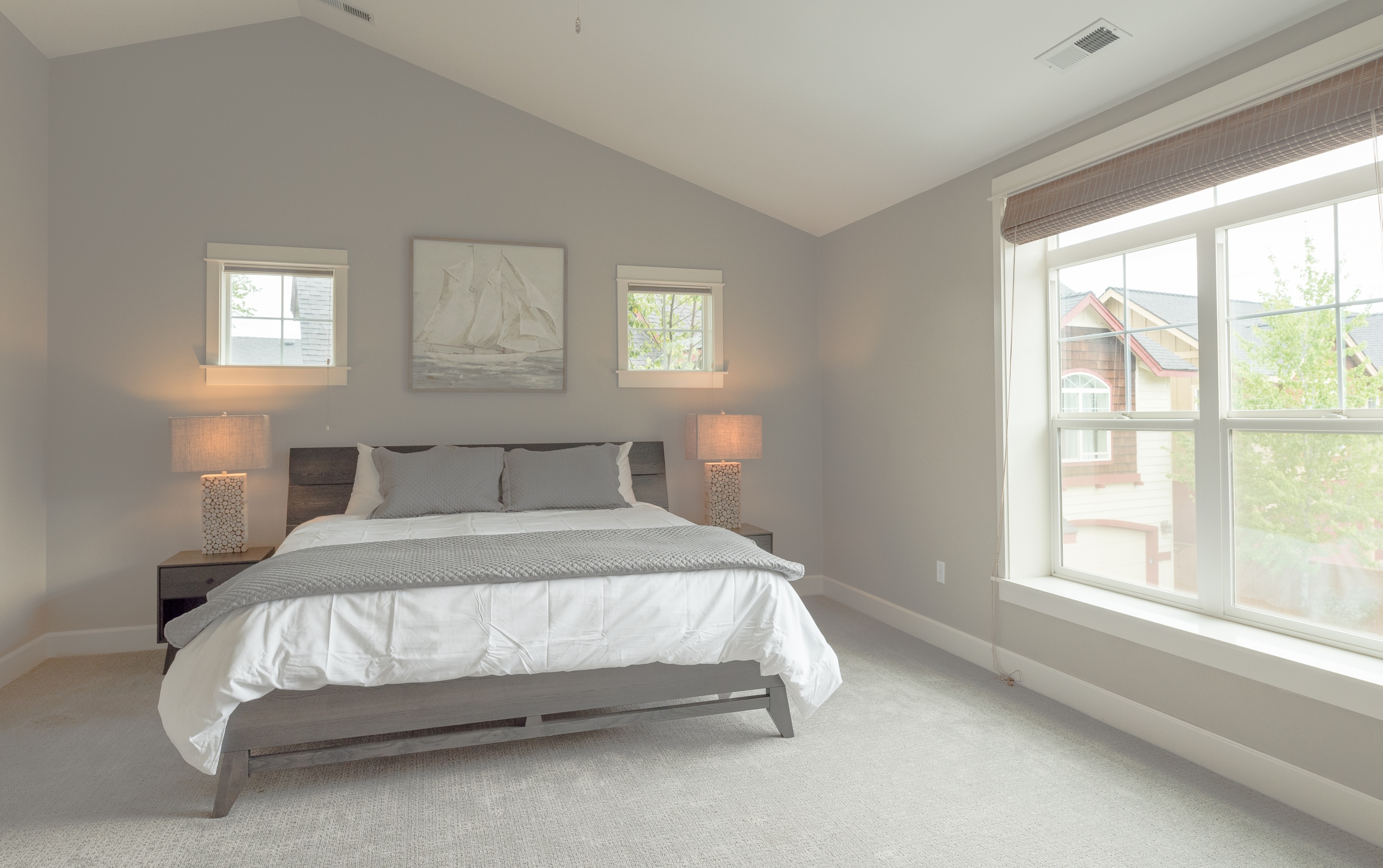 King bed in primary suite 