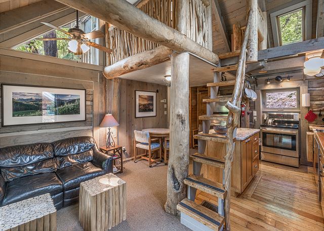 Historic Cabin-Near Downtown-Pet Friendly-Front Porch with Amazing Views! 2