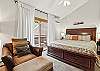 2nd Bedroom - King Bed, TV and Deck (2nd Floor)