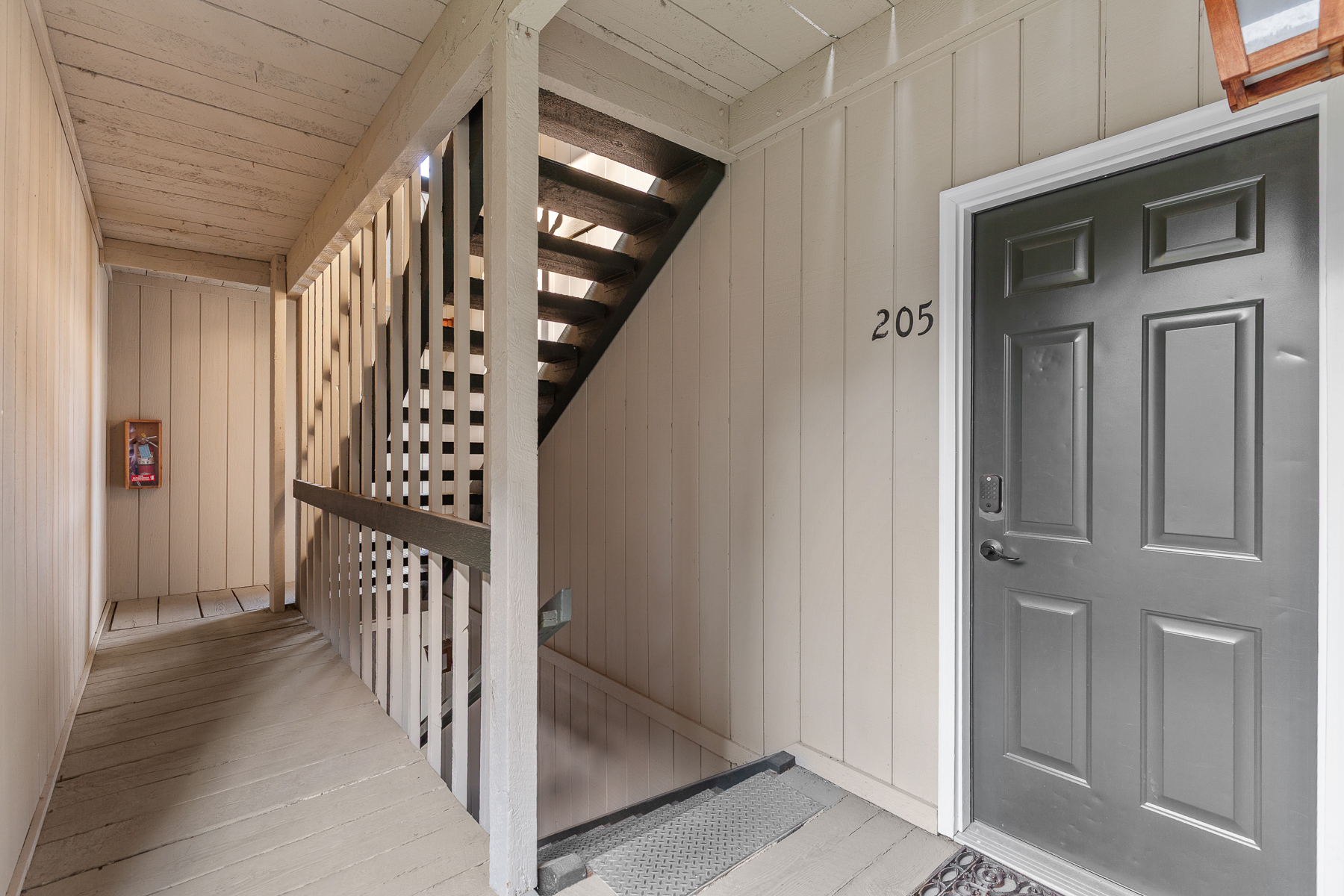 Front door of condo. 