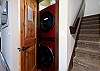 Full size new washer/dryer in the townhome (Laundry detergent provided)