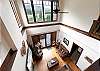 View into the Main Living Space from the loft