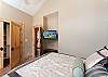 2nd Bedroom - Queen and TV (Main Level)