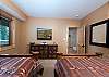 3rd Bedroom - 2 Queens and TV (Ground Floor)