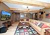 2nd Living Space - Seating, Bar & TV (Downstairs)