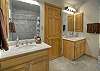 Master bath with two vanities