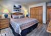 Master bedroom with king bed